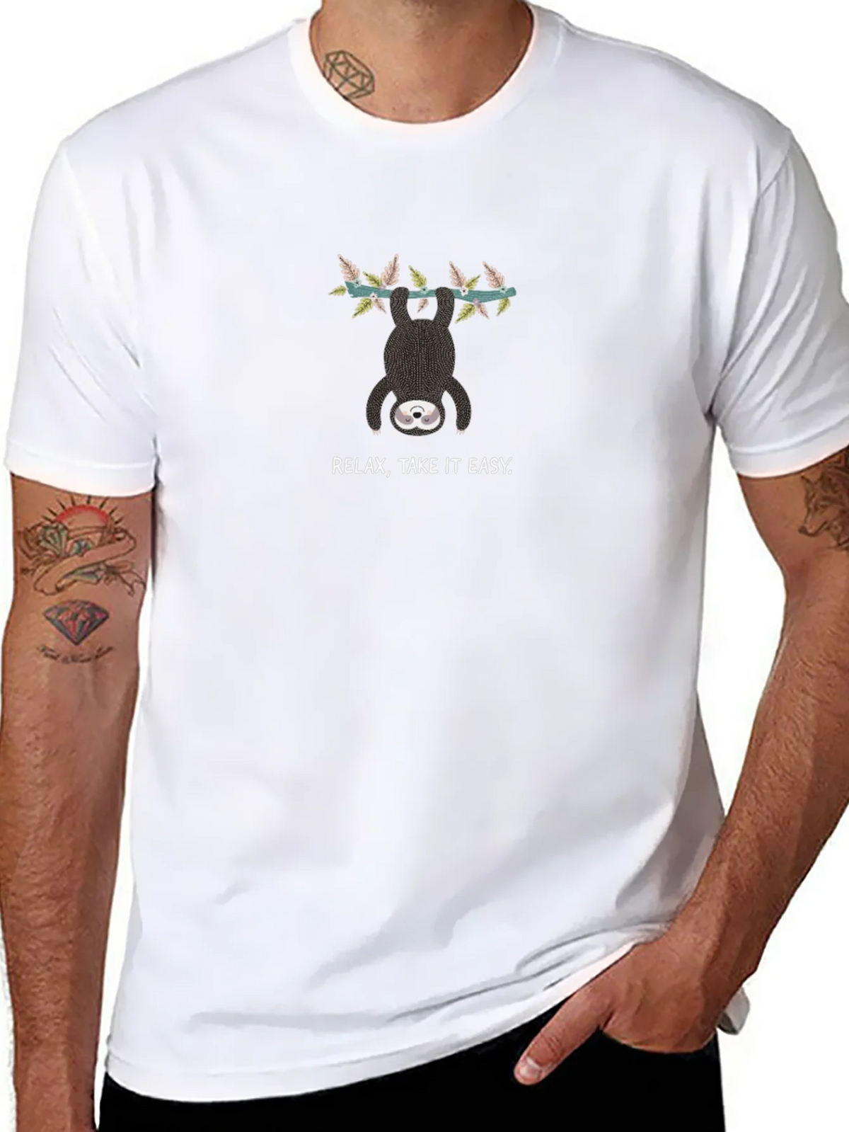 Relax Sloth Graphic Tee - Easygoing Vibe product image 7