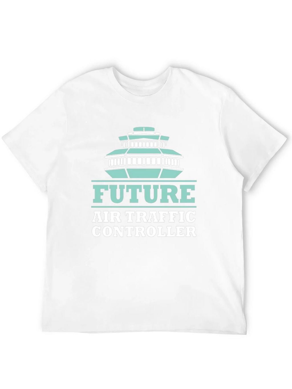 Future Air Traffic Controller Black Graphic Tee product image 11