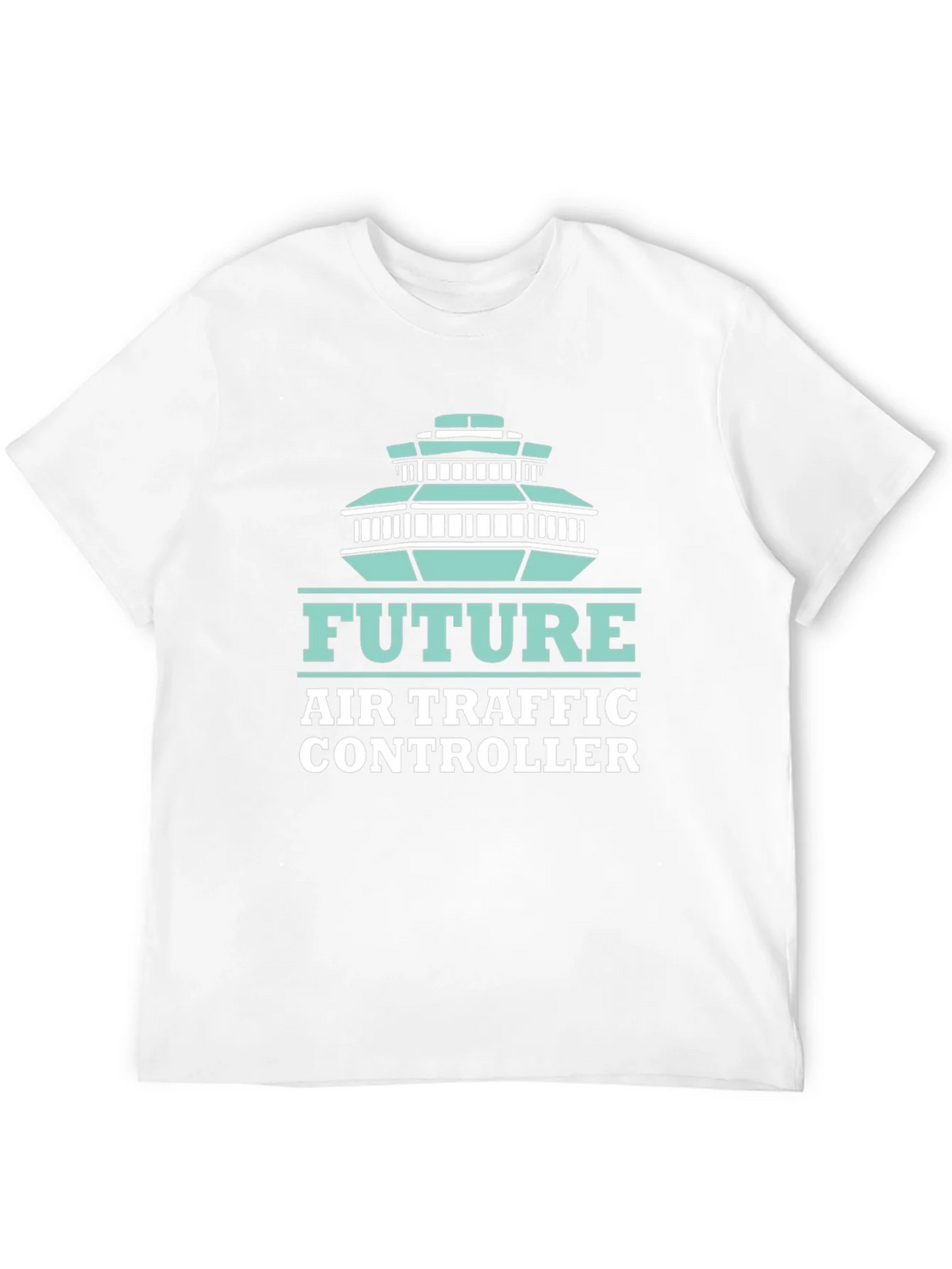 Future Air Traffic Controller Black Graphic Tee product image 11