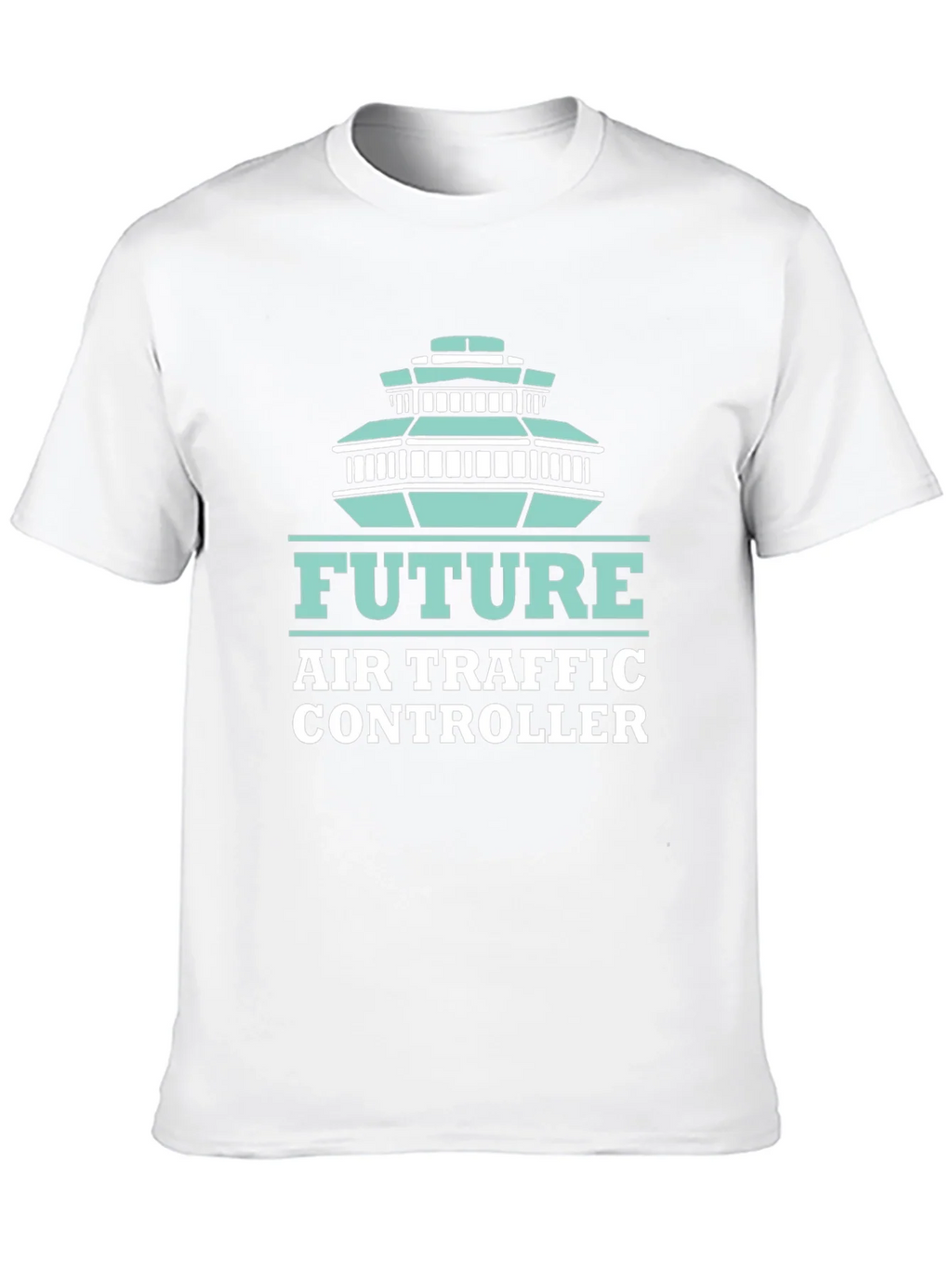Future Air Traffic Controller Black Graphic Tee product image 9