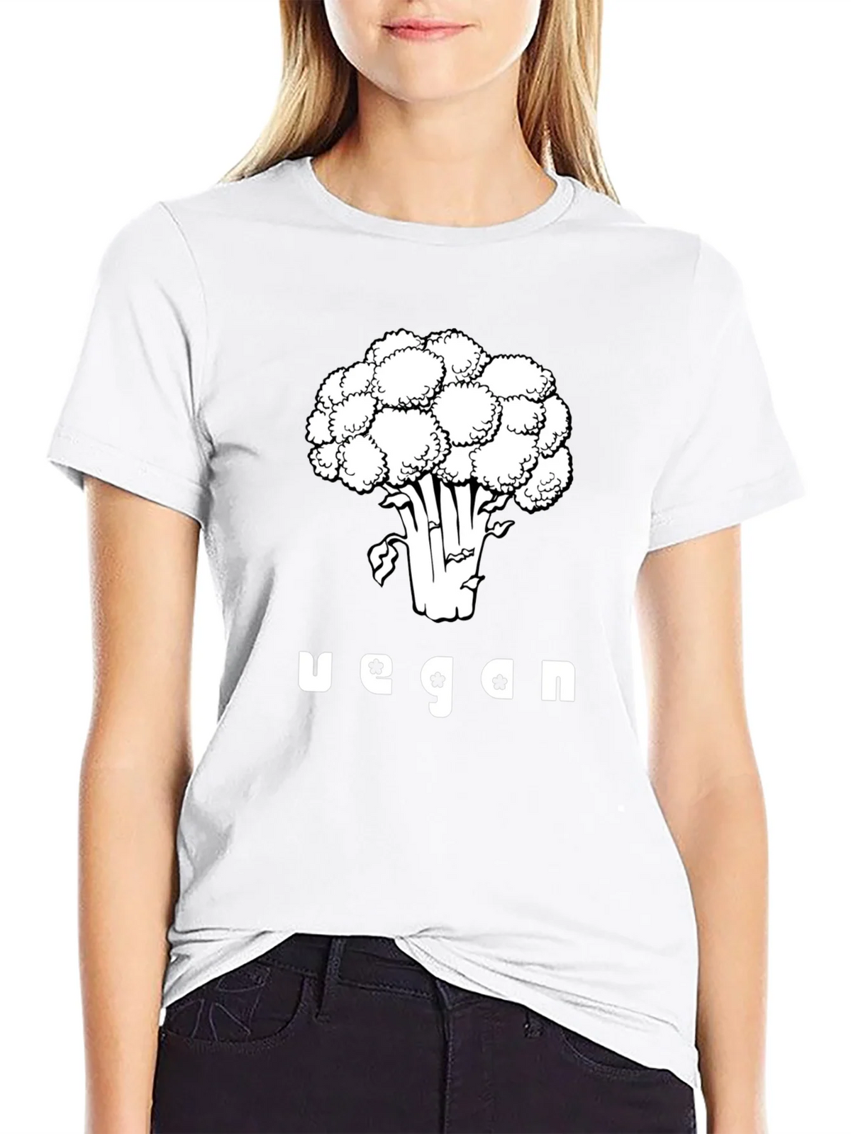 Vegan Broccoli Graphic T-Shirt product image 8