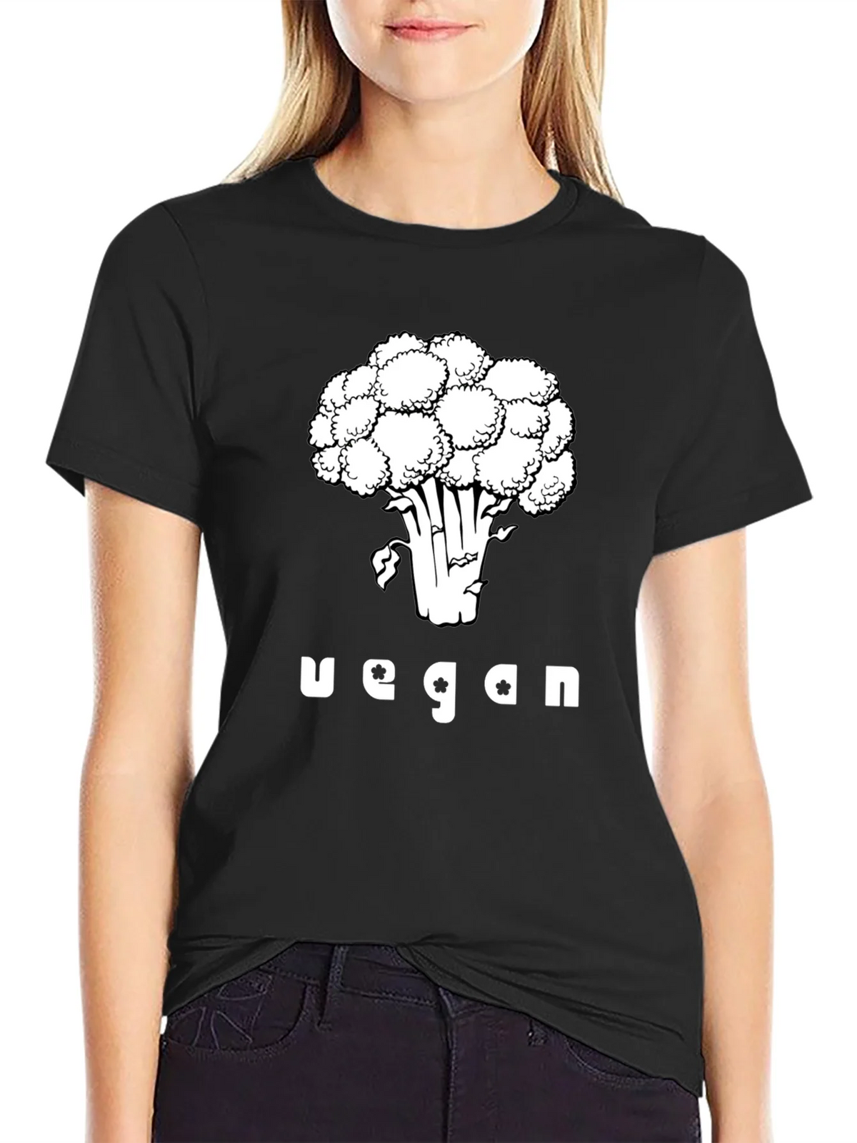 Vegan Broccoli Graphic T-Shirt product image 2