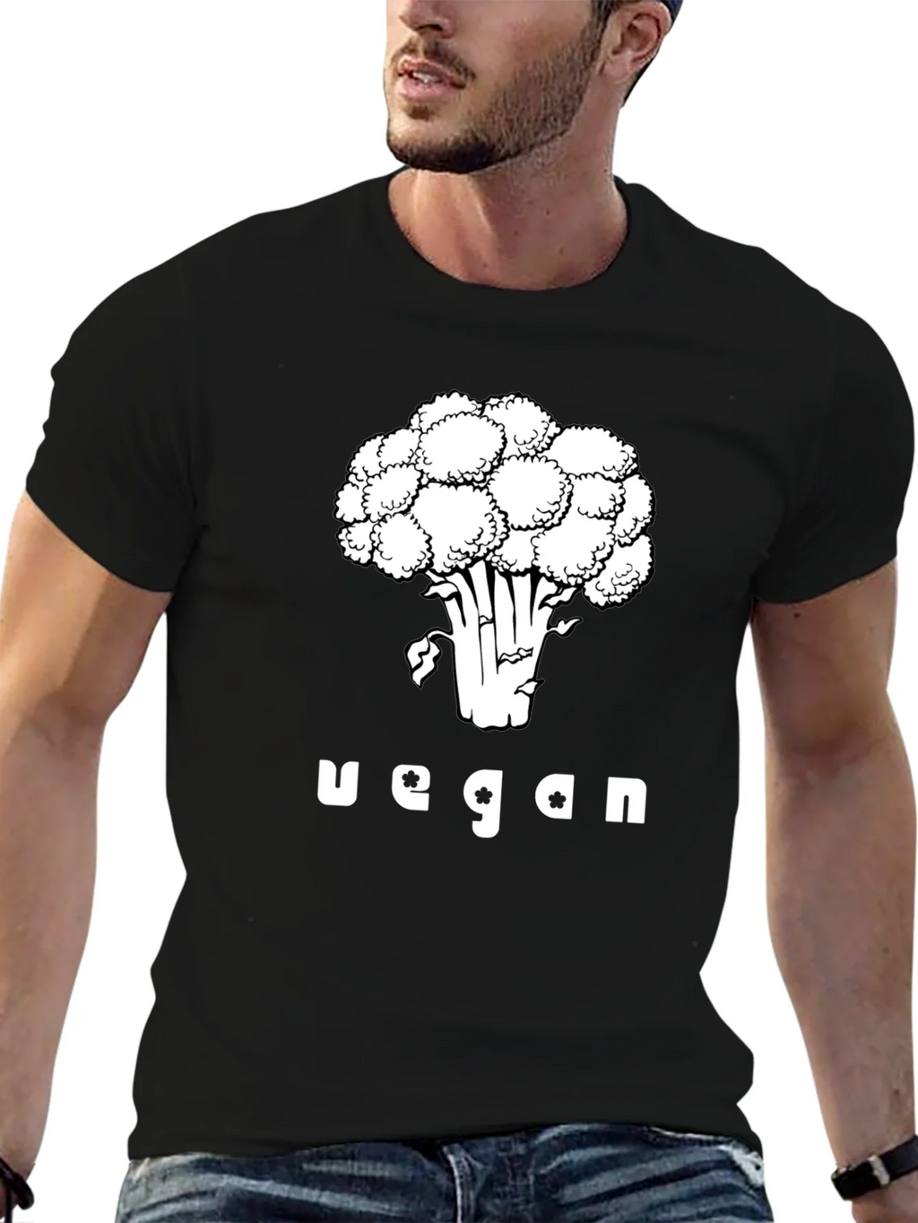 Vegan Broccoli Graphic T-Shirt product image 6