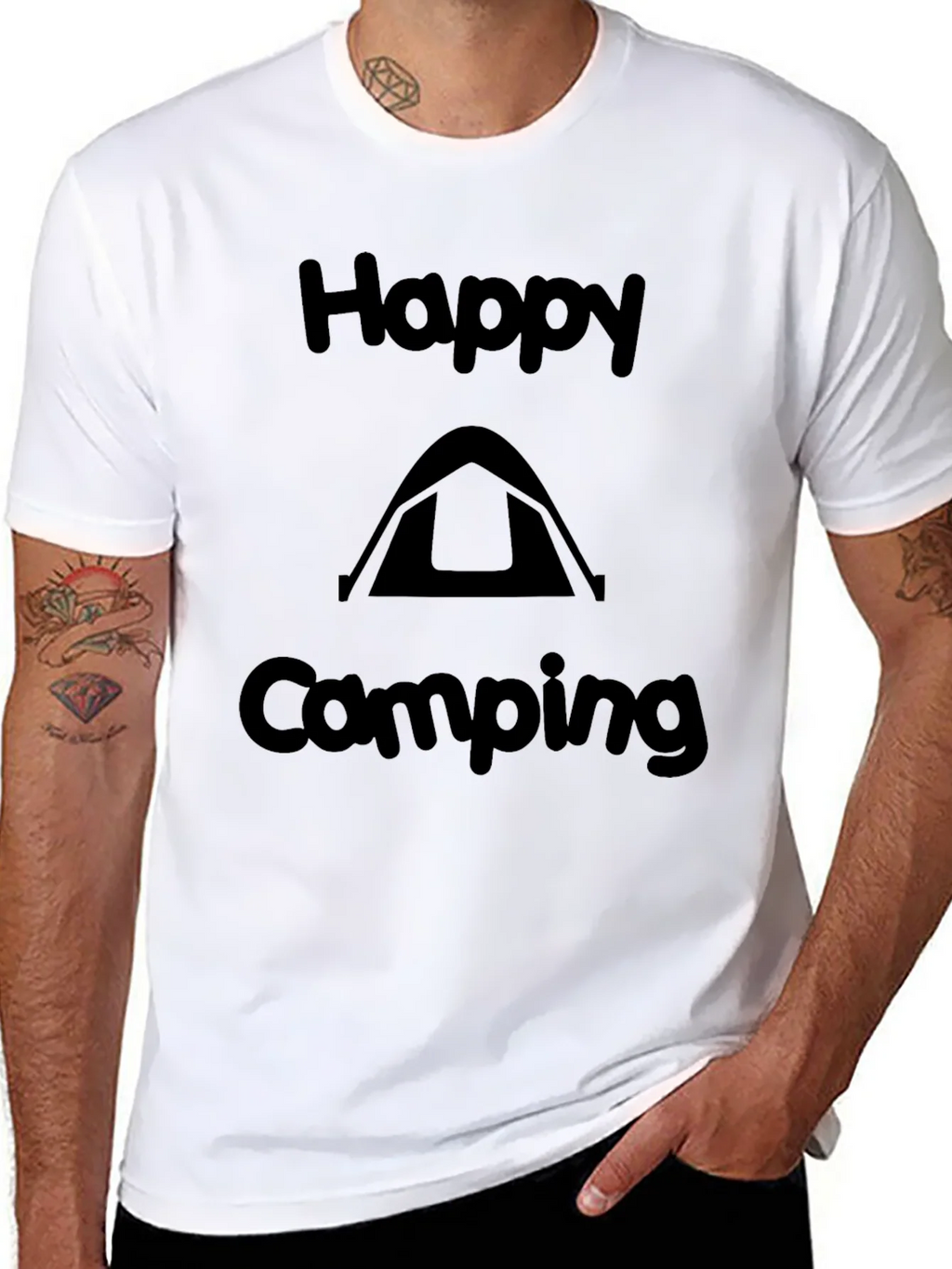 Happy Camping Graphic Tee - Adventure Ready T-Shirt product image 2