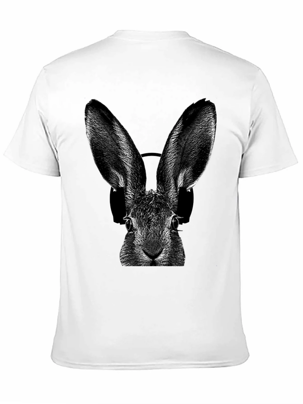 Rabbit DJ Graphic T-Shirt - Cool Animal Tee product image 10