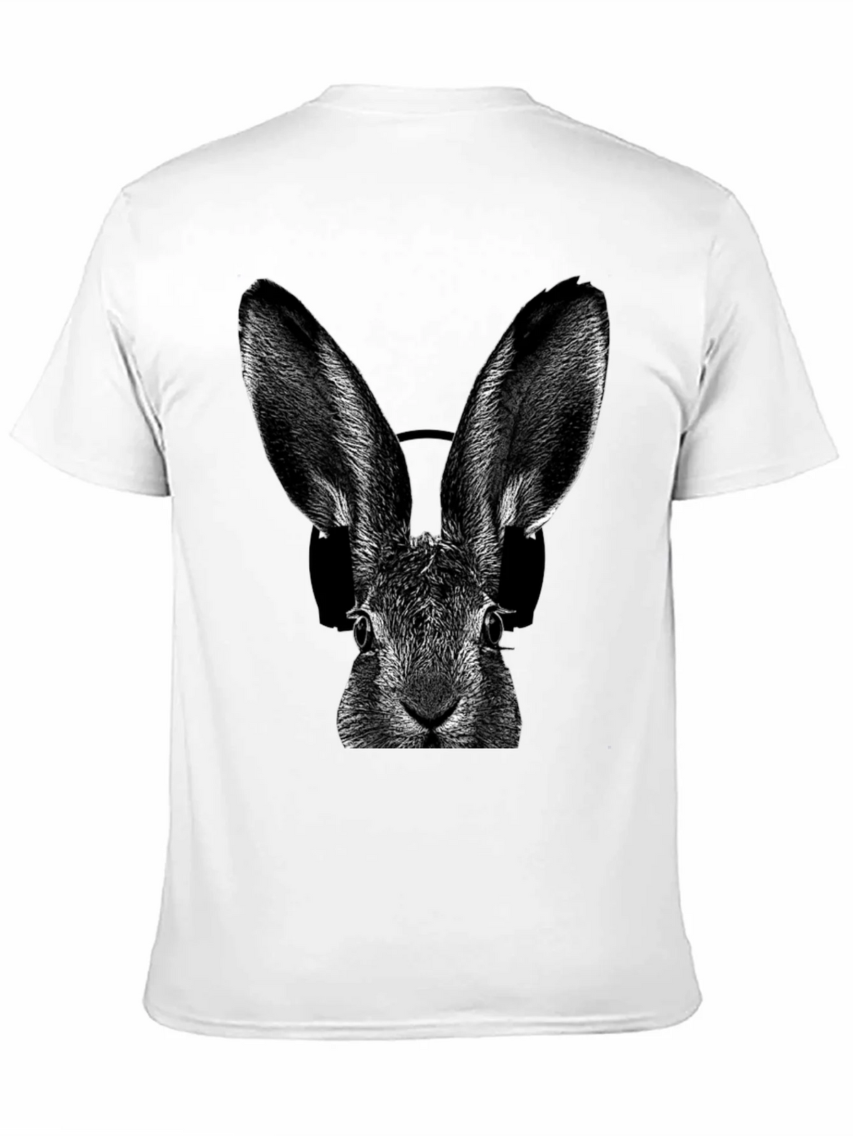Rabbit DJ Graphic T-Shirt - Cool Animal Tee product image 10