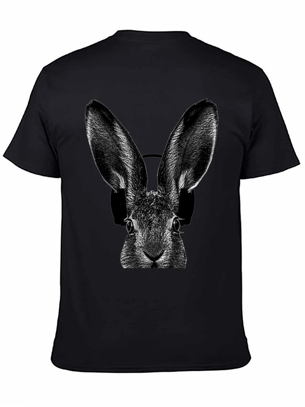 Rabbit DJ Graphic T-Shirt - Cool Animal Tee product image 4
