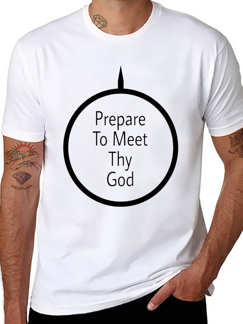 Prepare to Meet Thy God Black T-Shirt product image 7