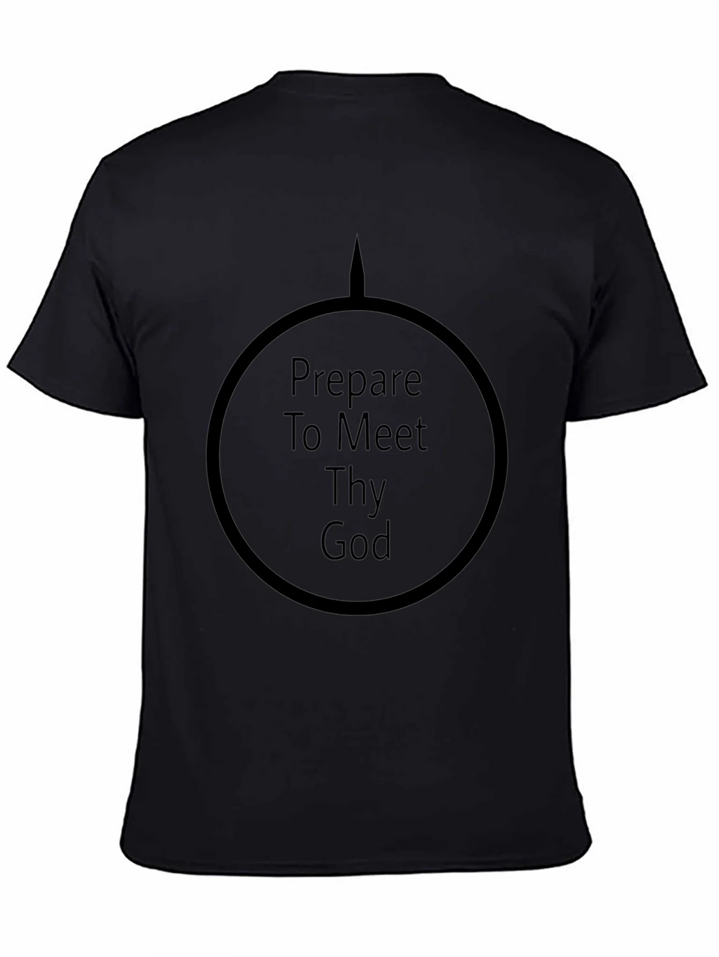 Prepare to Meet Thy God Black T-Shirt product image 4
