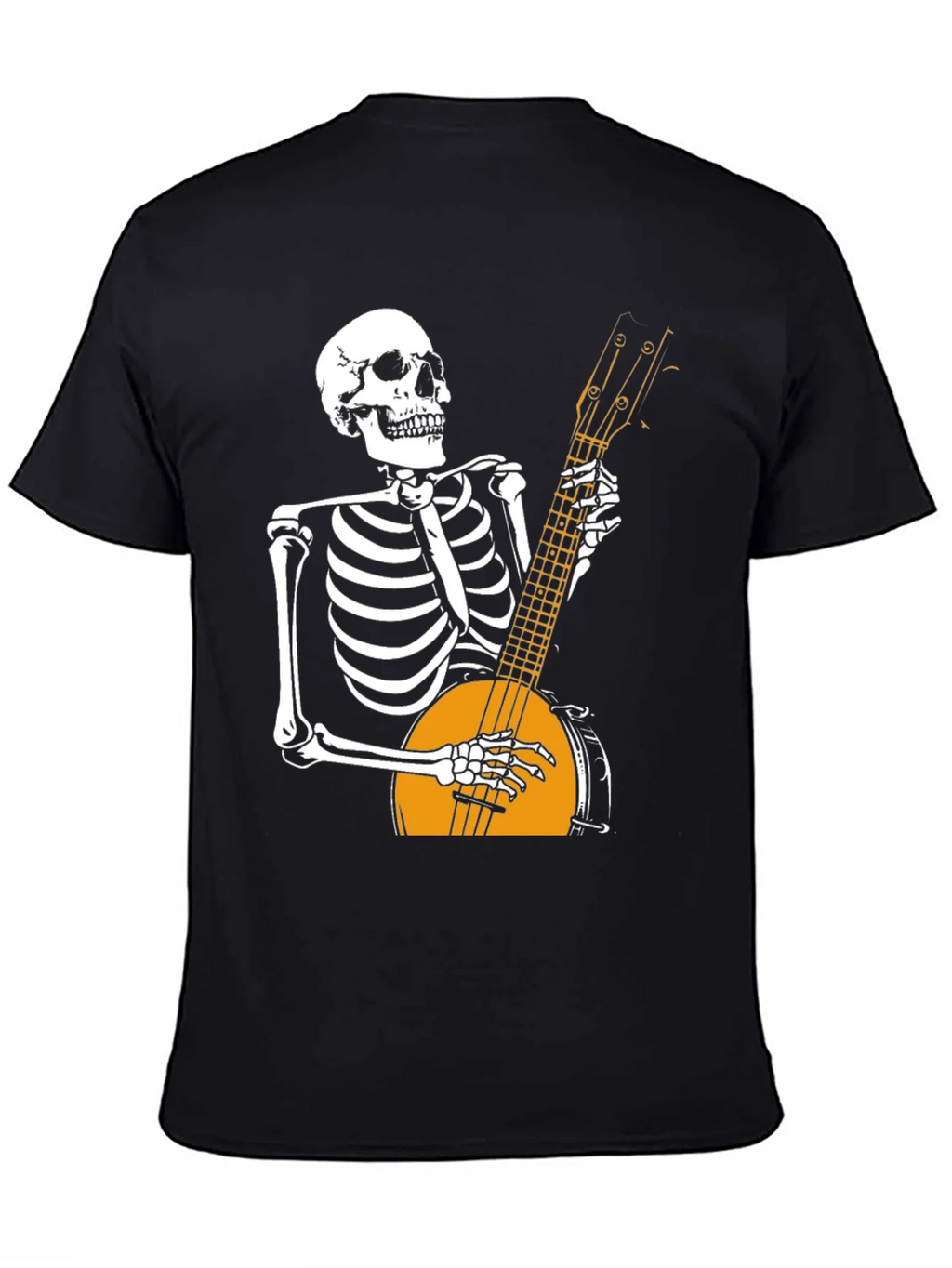 Skeleton Banjo Player Graphic T-Shirt product image 4