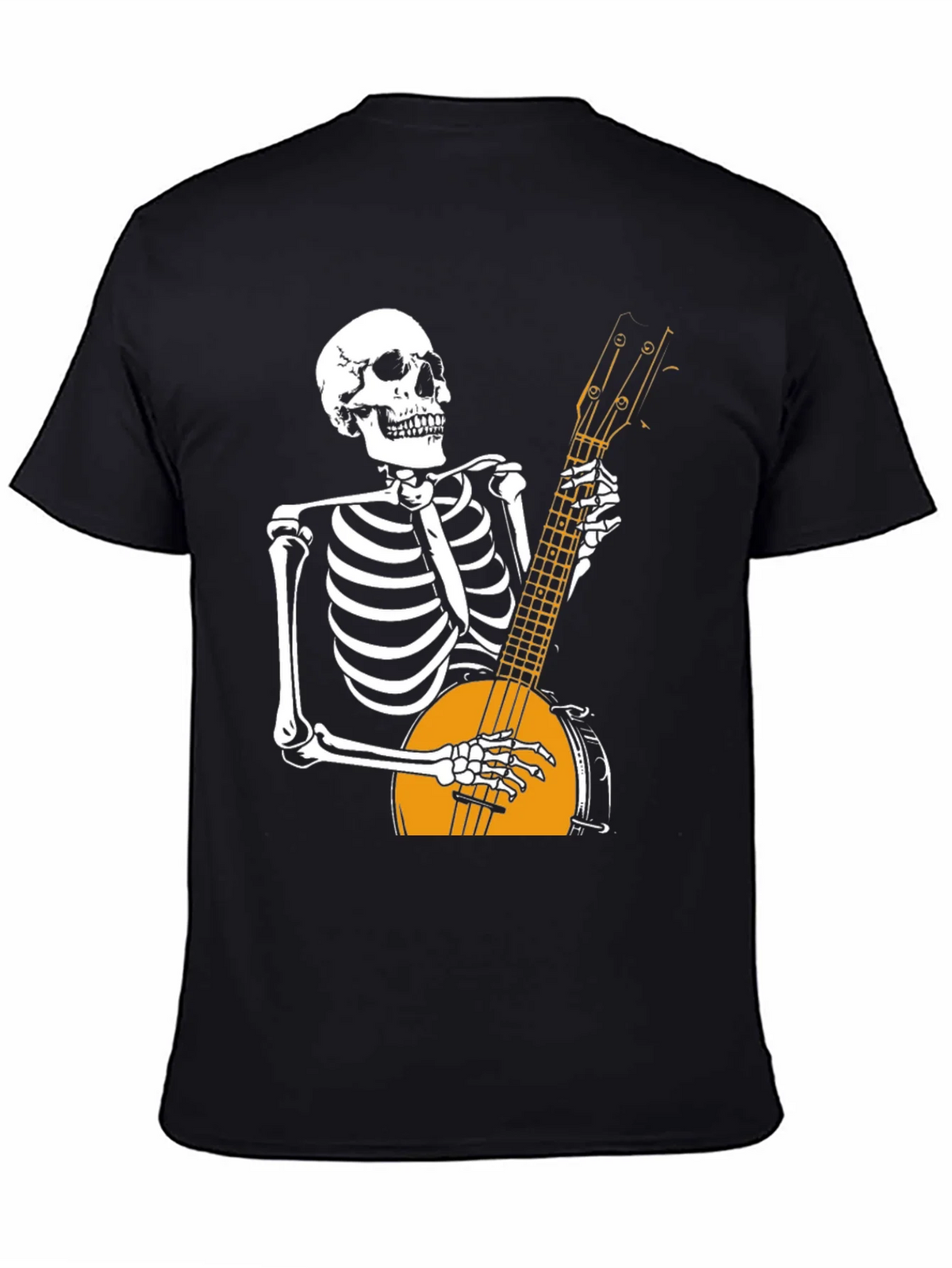 Skeleton Banjo Player Graphic T-Shirt product image 4