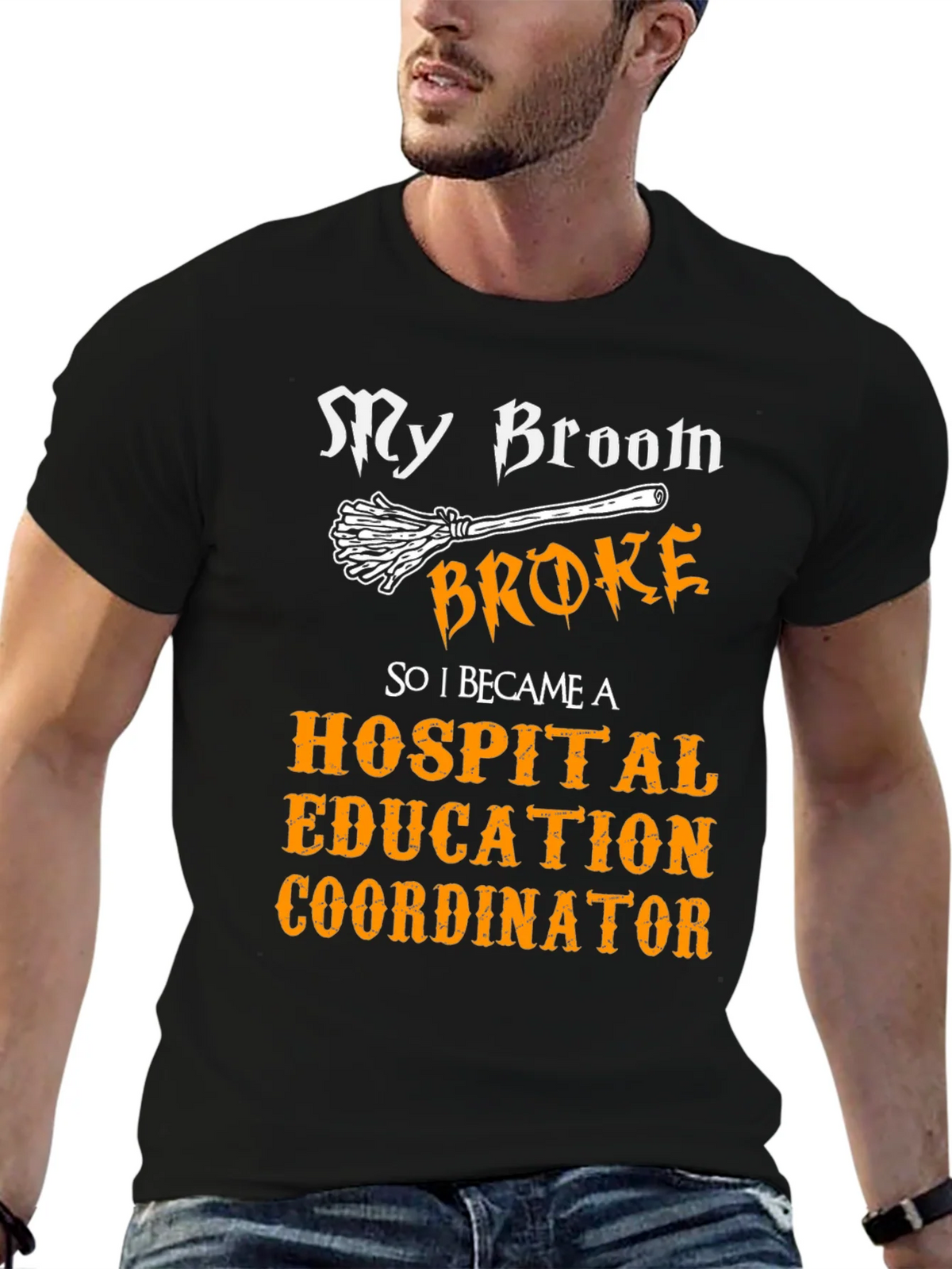 Funny Hospital Education Coordinator Halloween T-Shirt product image 6