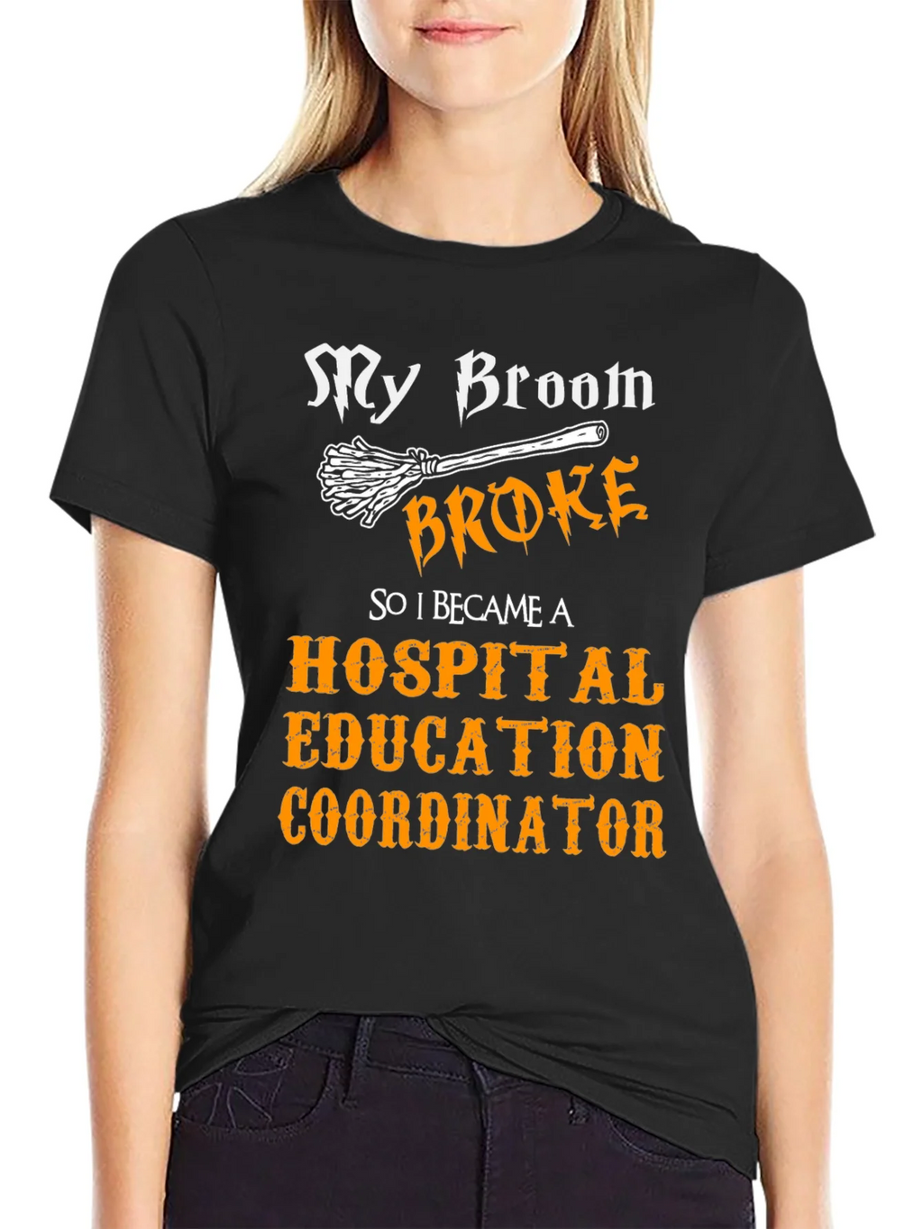 Funny Hospital Education Coordinator Halloween T-Shirt product image 2