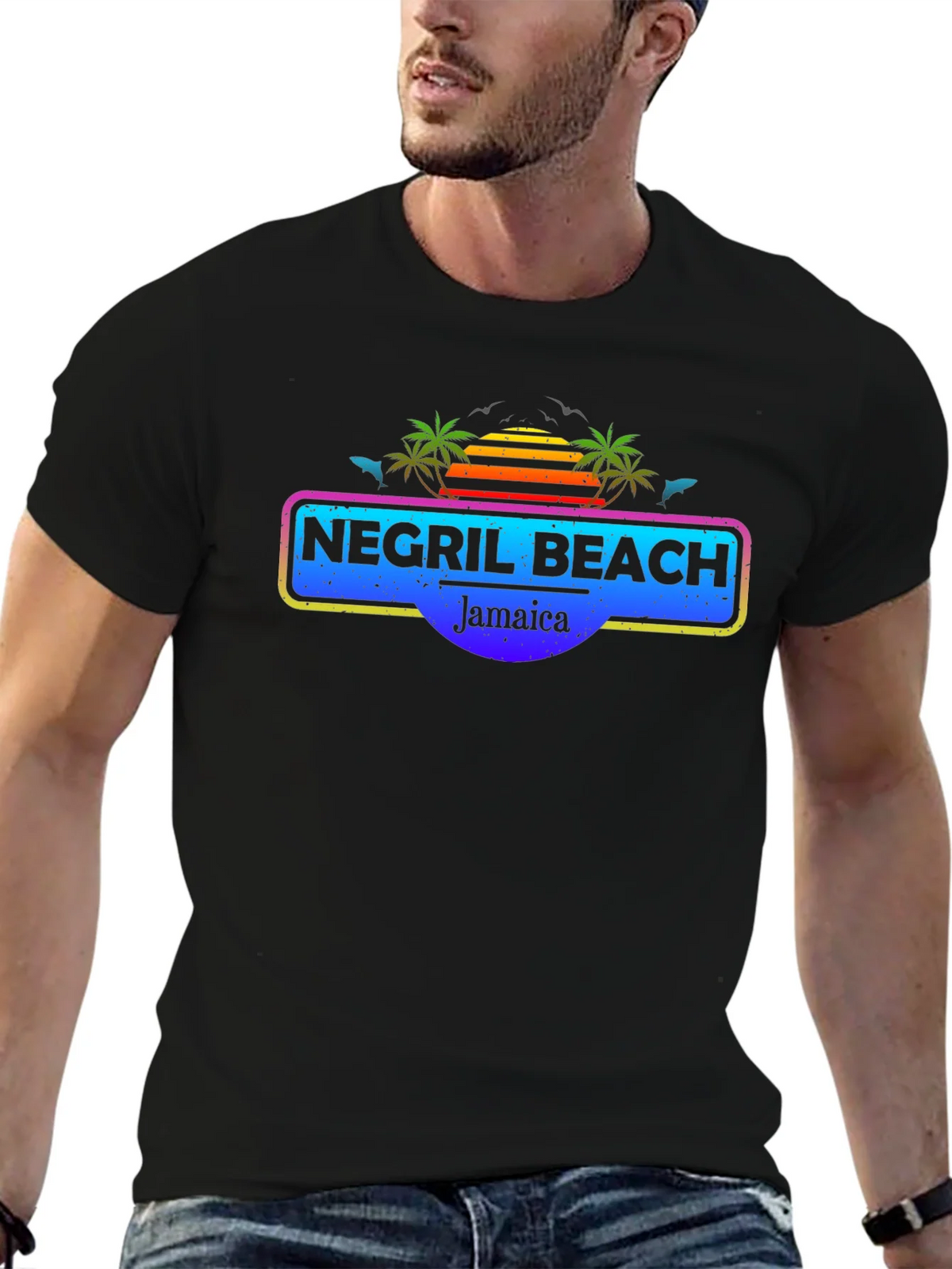Negril Beach Jamaica T-Shirt product image 6