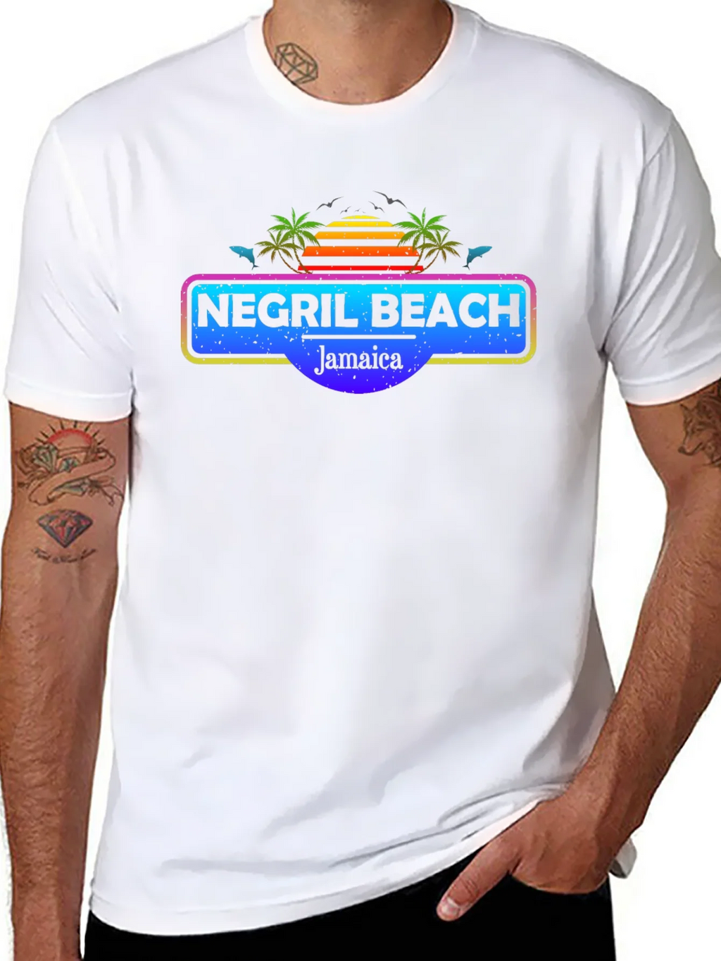 Negril Beach Jamaica T-Shirt product image 7