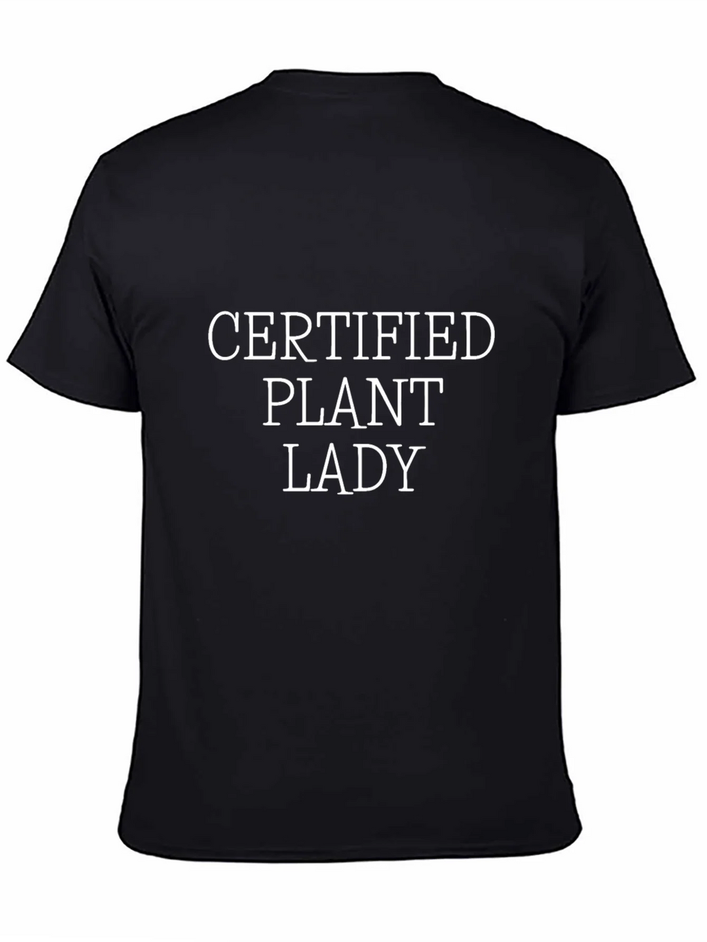 Certified Plant Lady Black Graphic Tee product image 4