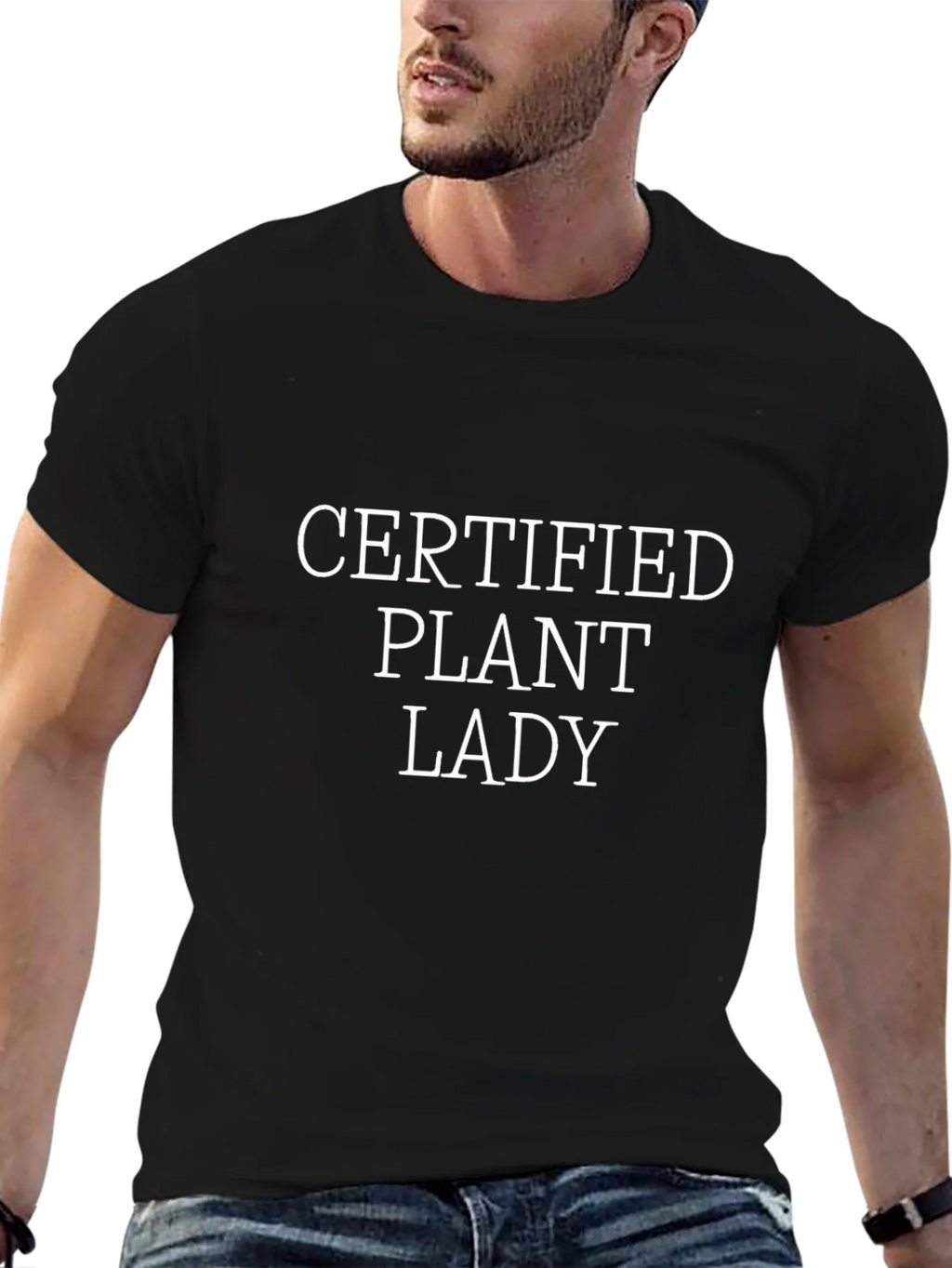 Certified Plant Lady Black Graphic Tee product image 6