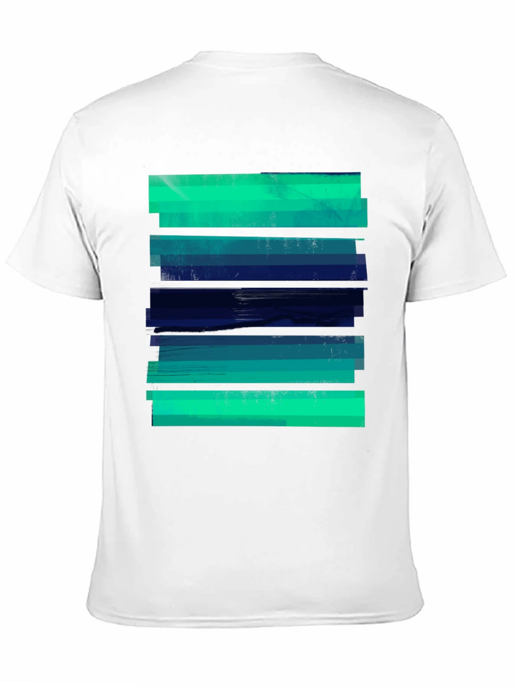 Abstract Striped Graphic Tee - Modern Casual Style product image 10
