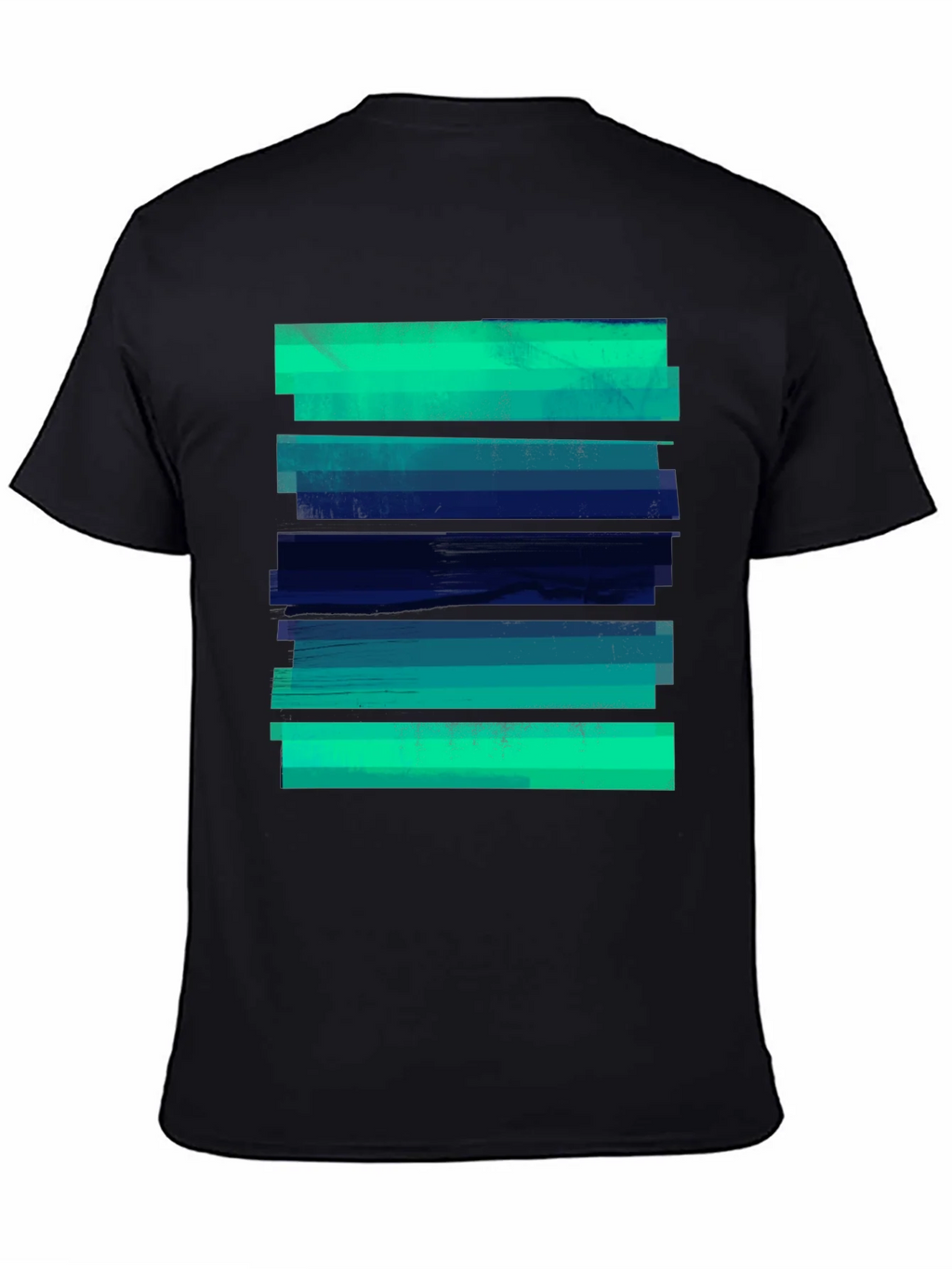 Abstract Striped Graphic Tee - Modern Casual Style product image 4