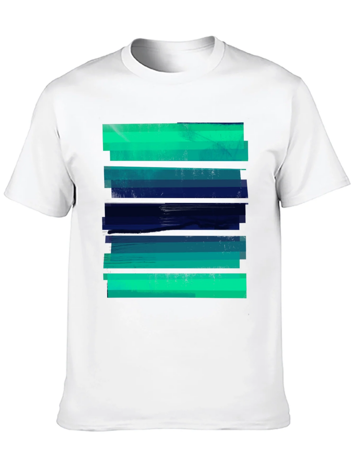 Abstract Striped Graphic Tee - Modern Casual Style product image 9