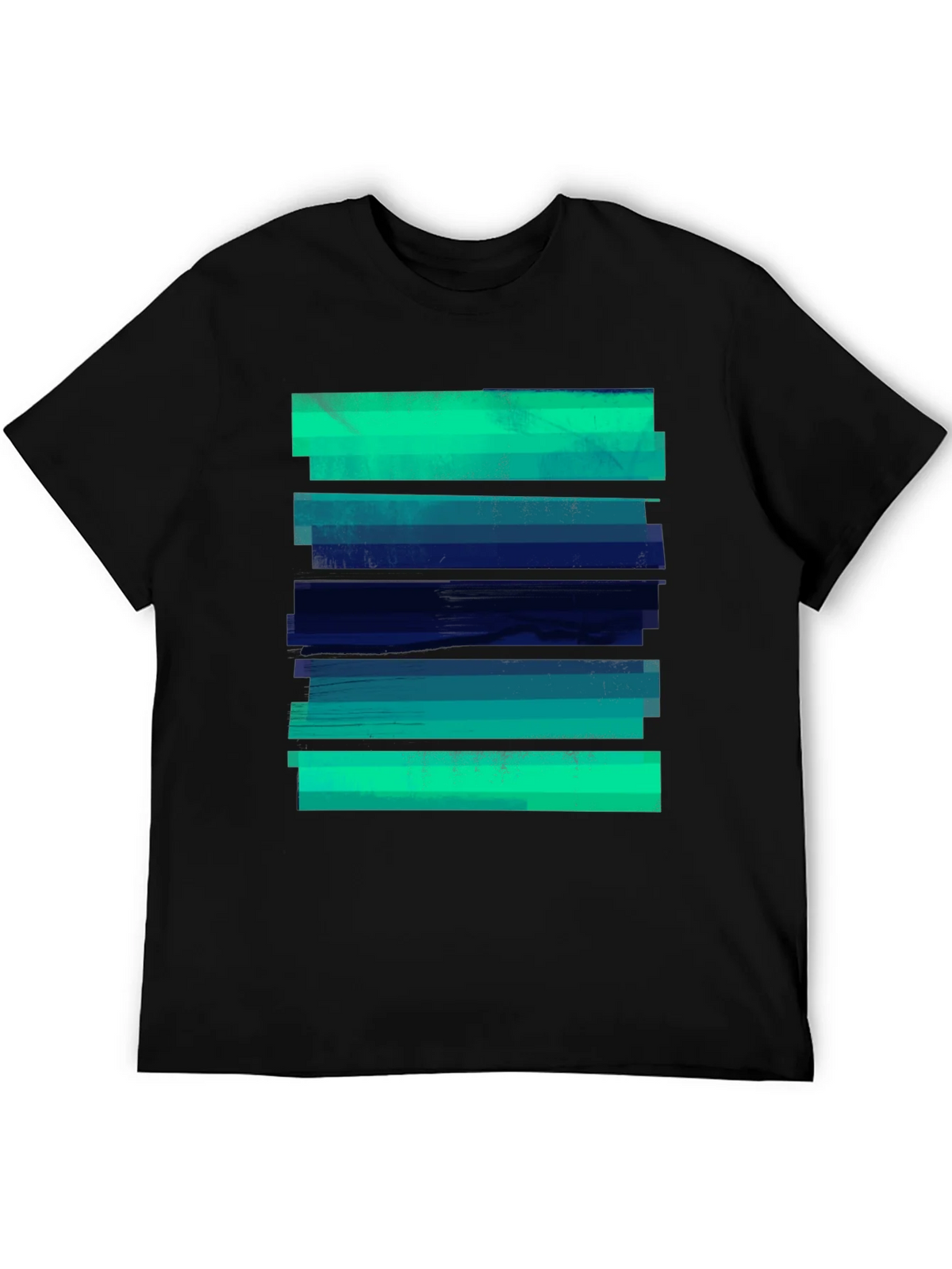 Abstract Striped Graphic Tee - Modern Casual Style product image 5