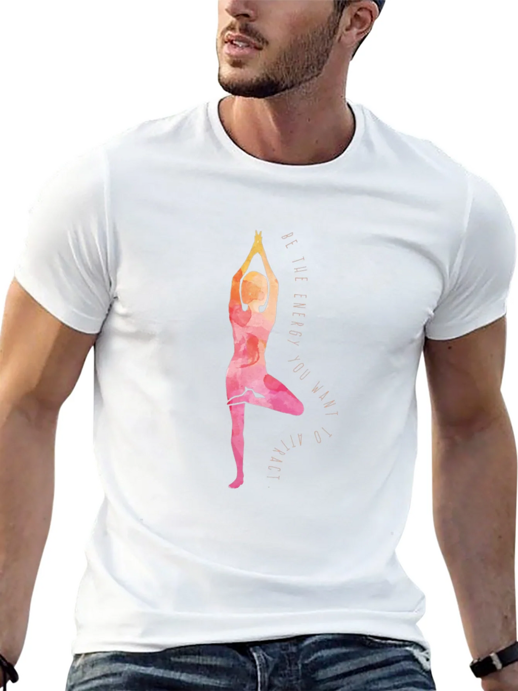 Yoga Energy Graphic Tee - Balance & Style product image 12