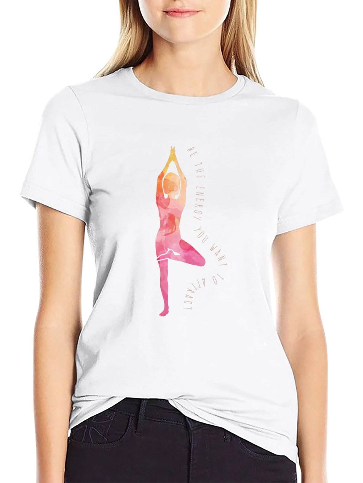 Yoga Energy Graphic Tee - Balance & Style product image 8