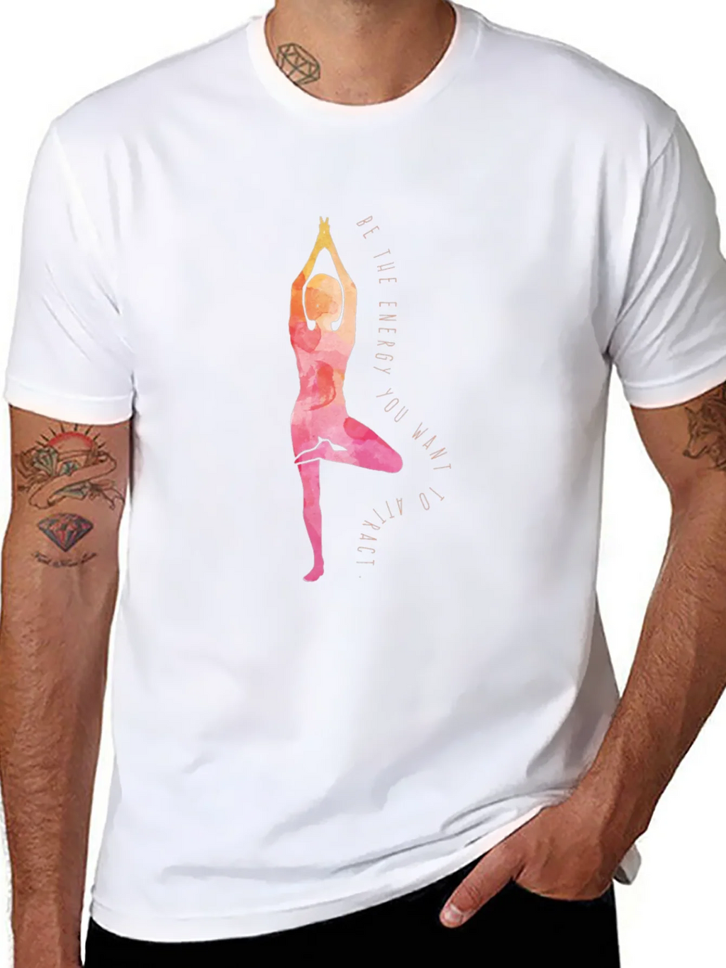 Yoga Energy Graphic Tee - Balance & Style product image 7
