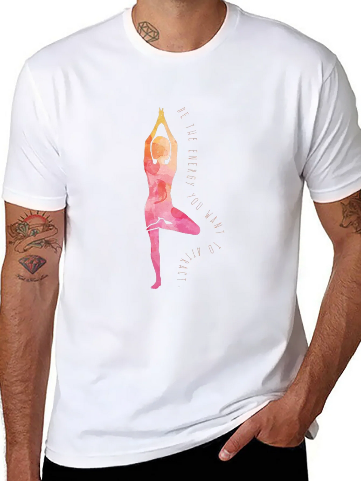 Yoga Energy Graphic Tee - Balance & Style product image 7