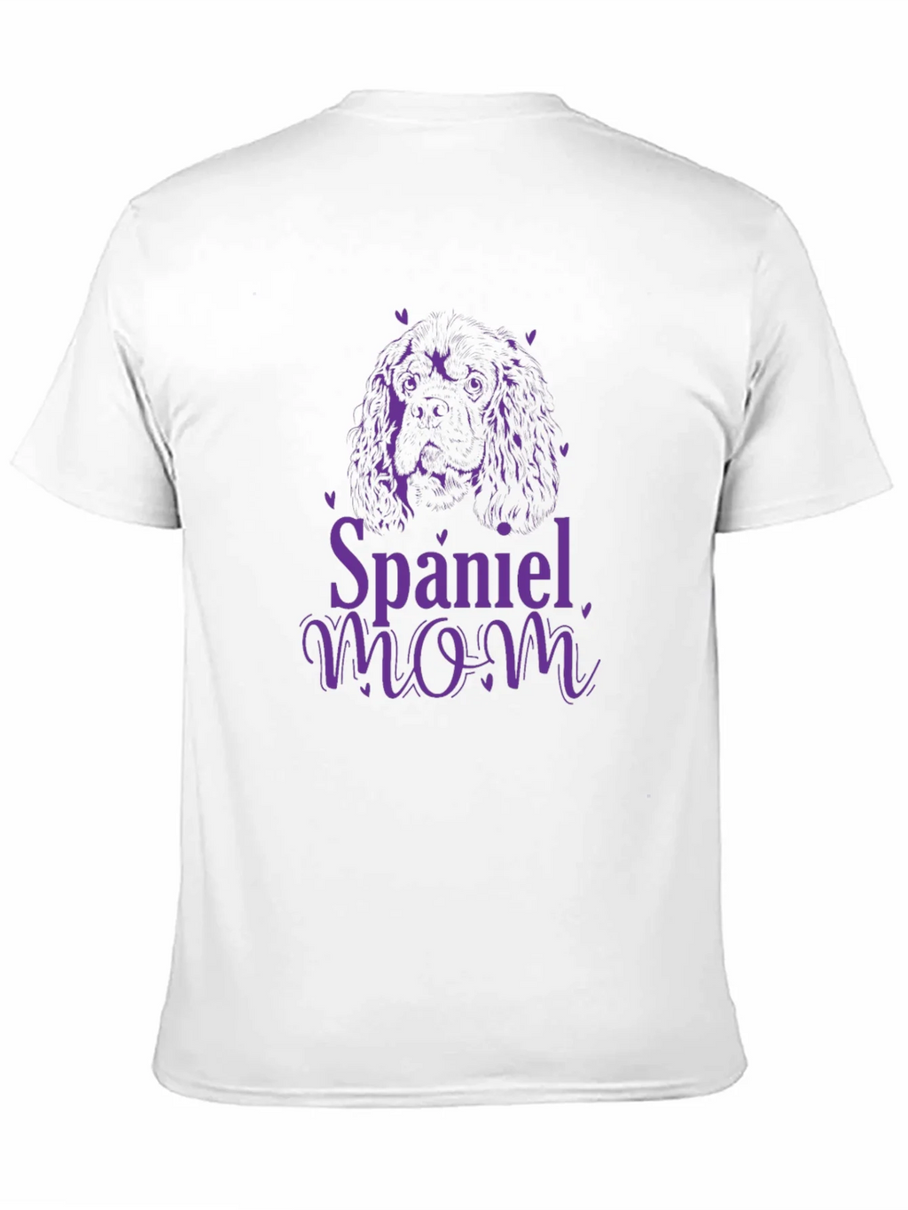 Spaniel Mom Black Graphic T-Shirt product image 10