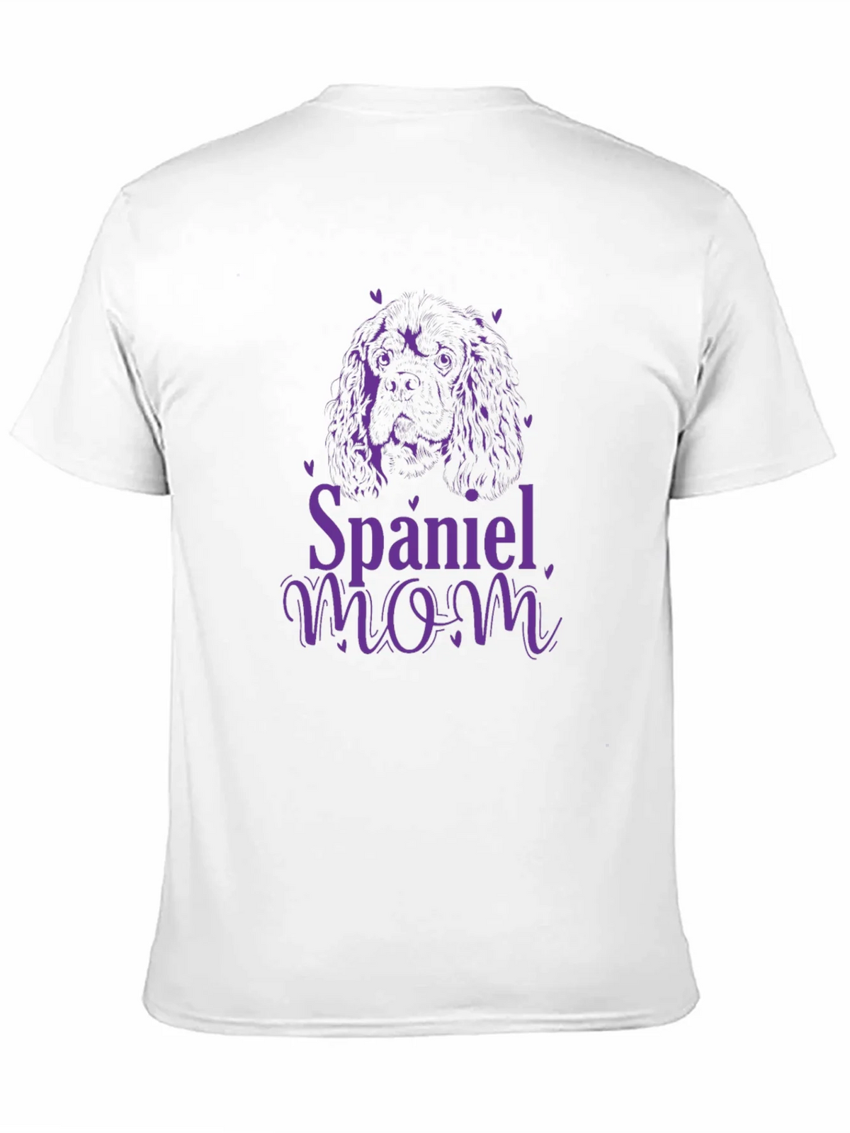 Spaniel Mom Black Graphic T-Shirt product image 10
