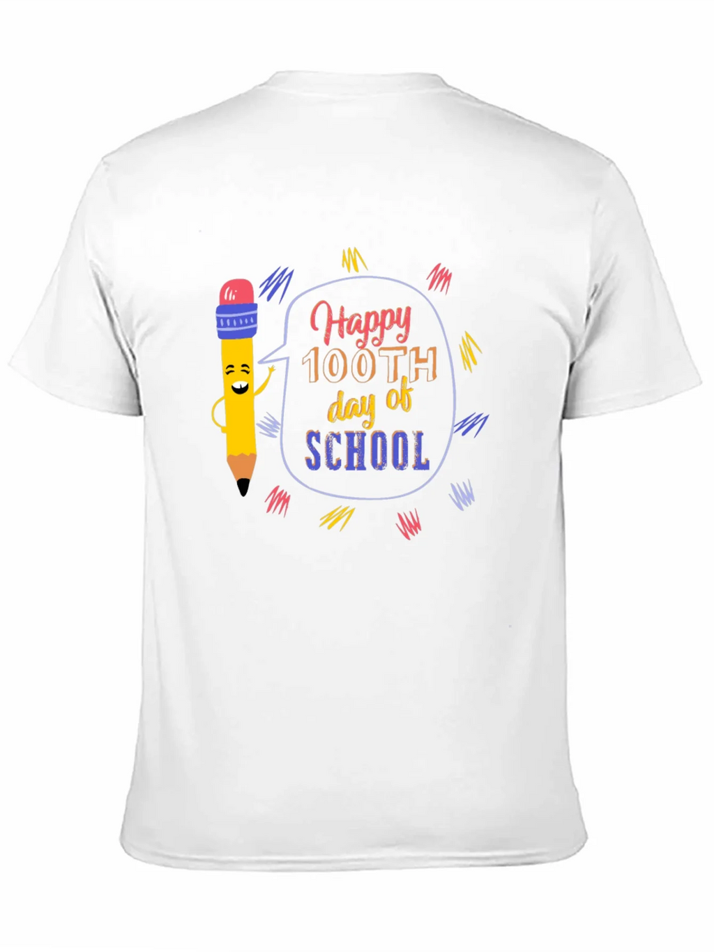 Happy 100th Day of School Black T-Shirt product image 10