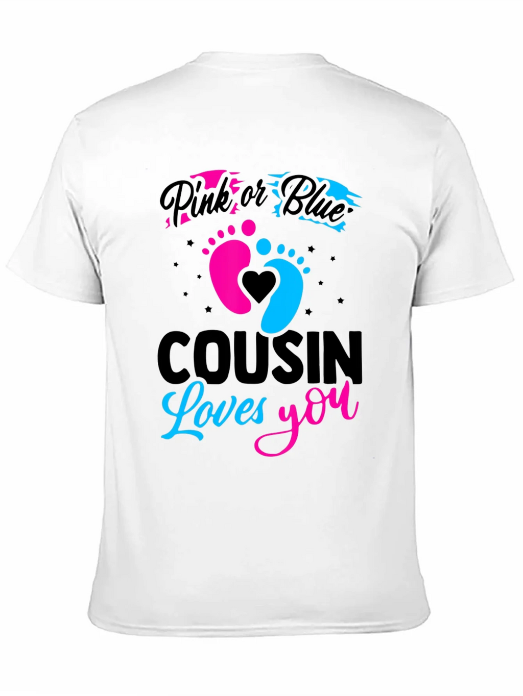 Pink or Blue Cousin Loves You T-Shirt product image 10