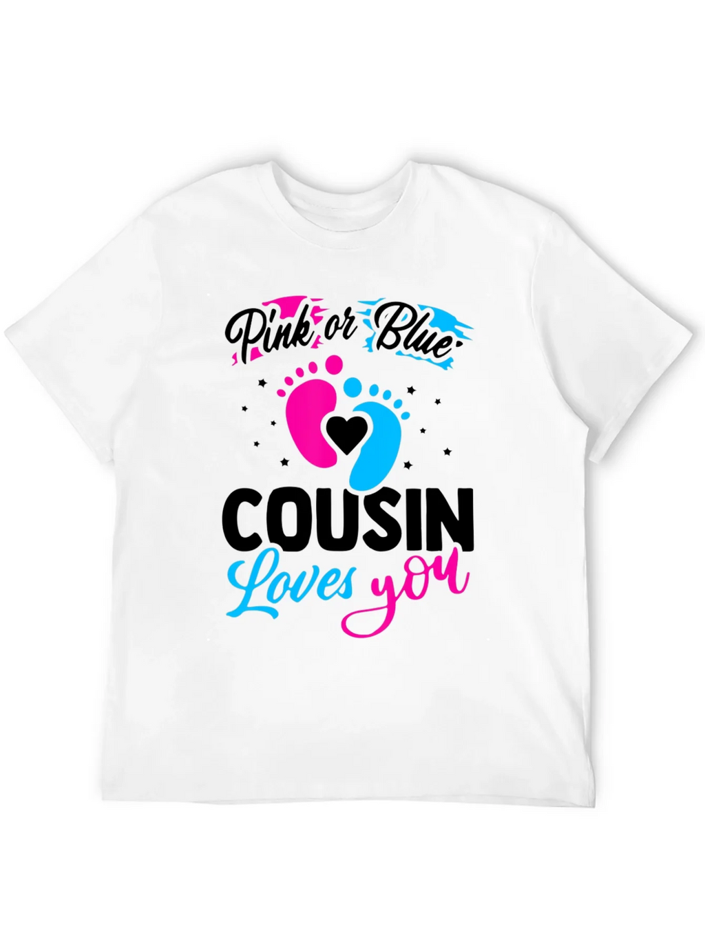 Pink or Blue Cousin Loves You T-Shirt product image 11