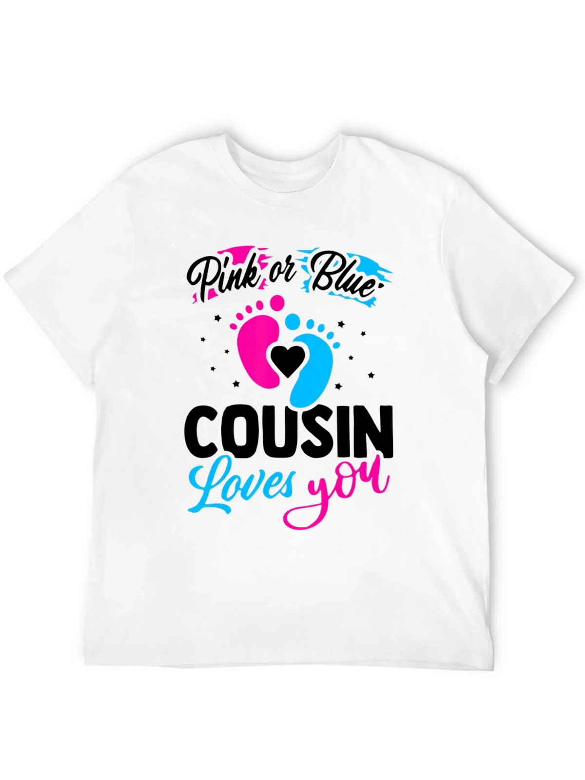 Pink or Blue Cousin Loves You T-Shirt product image 11