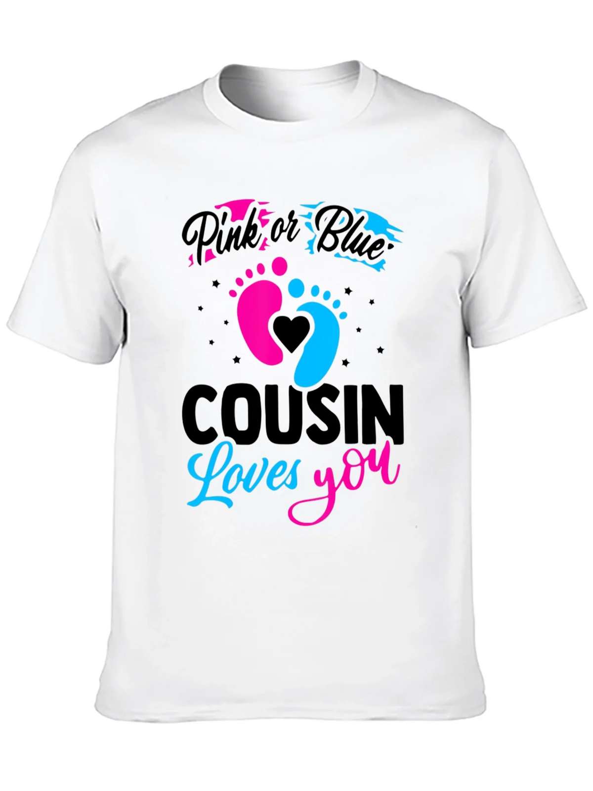 Pink or Blue Cousin Loves You T-Shirt product image 9