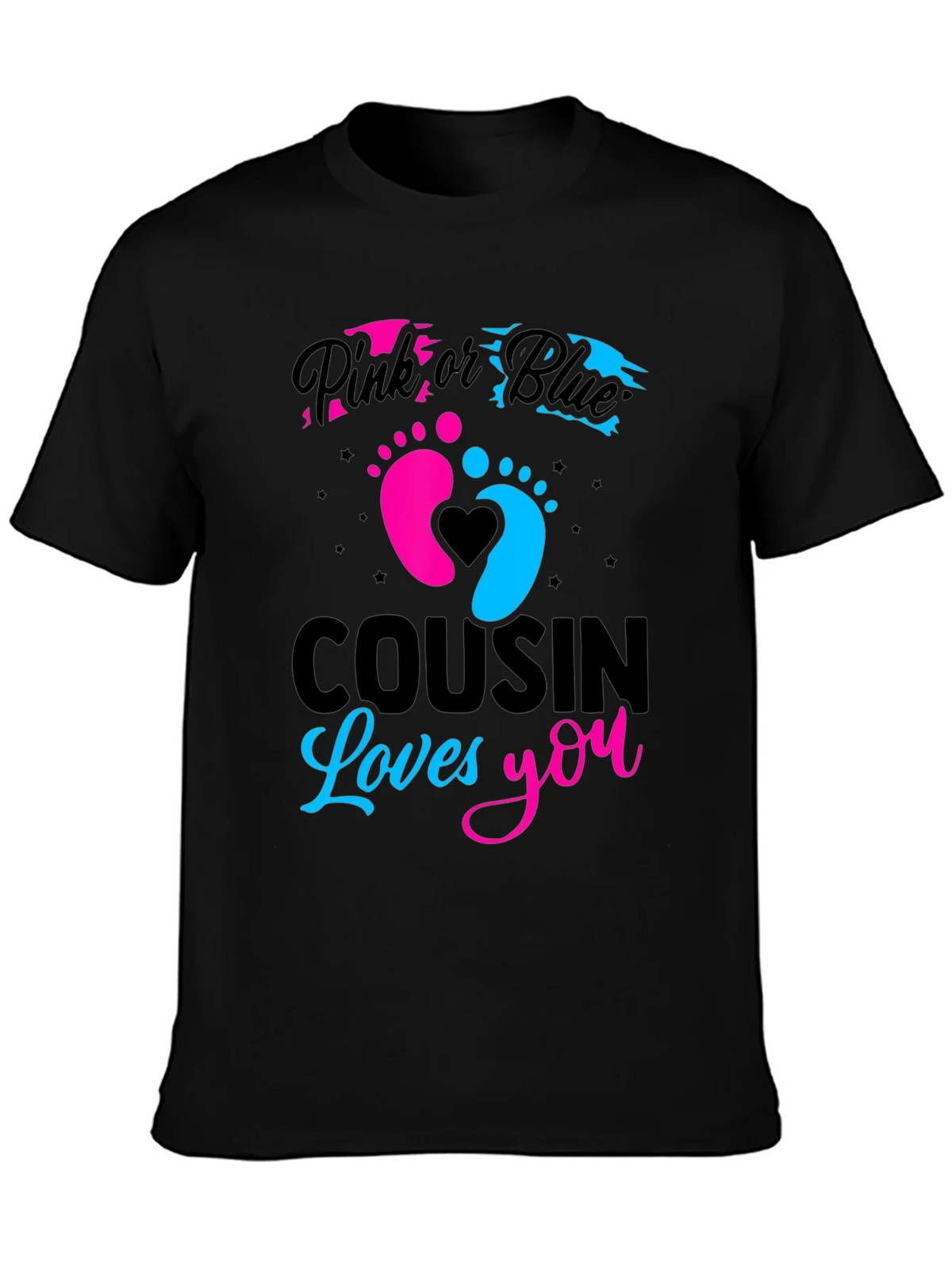 Pink or Blue Cousin Loves You T-Shirt product image 3