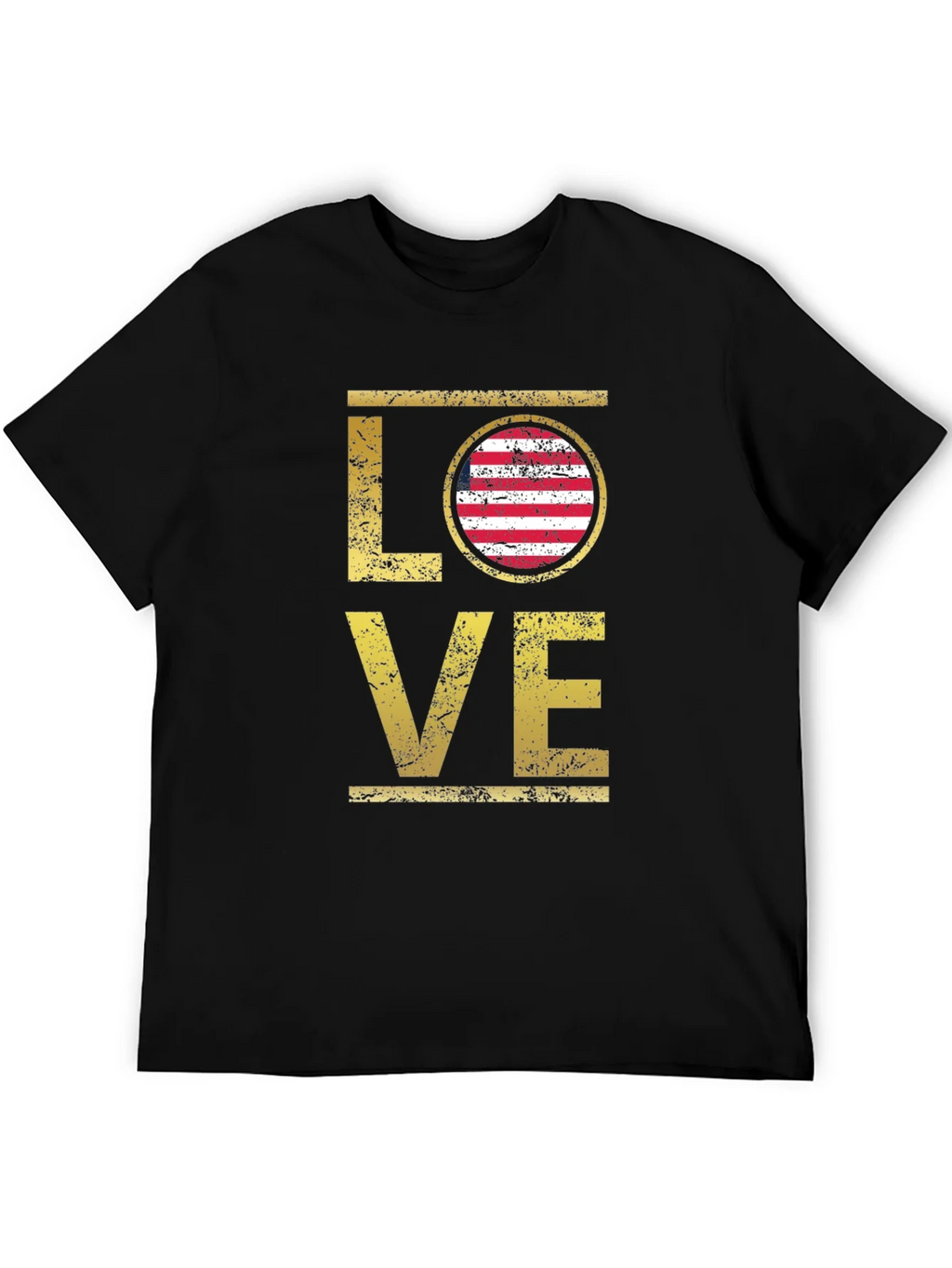 Love USA Flag Graphic T-Shirt - Patriotic Style product image 5
