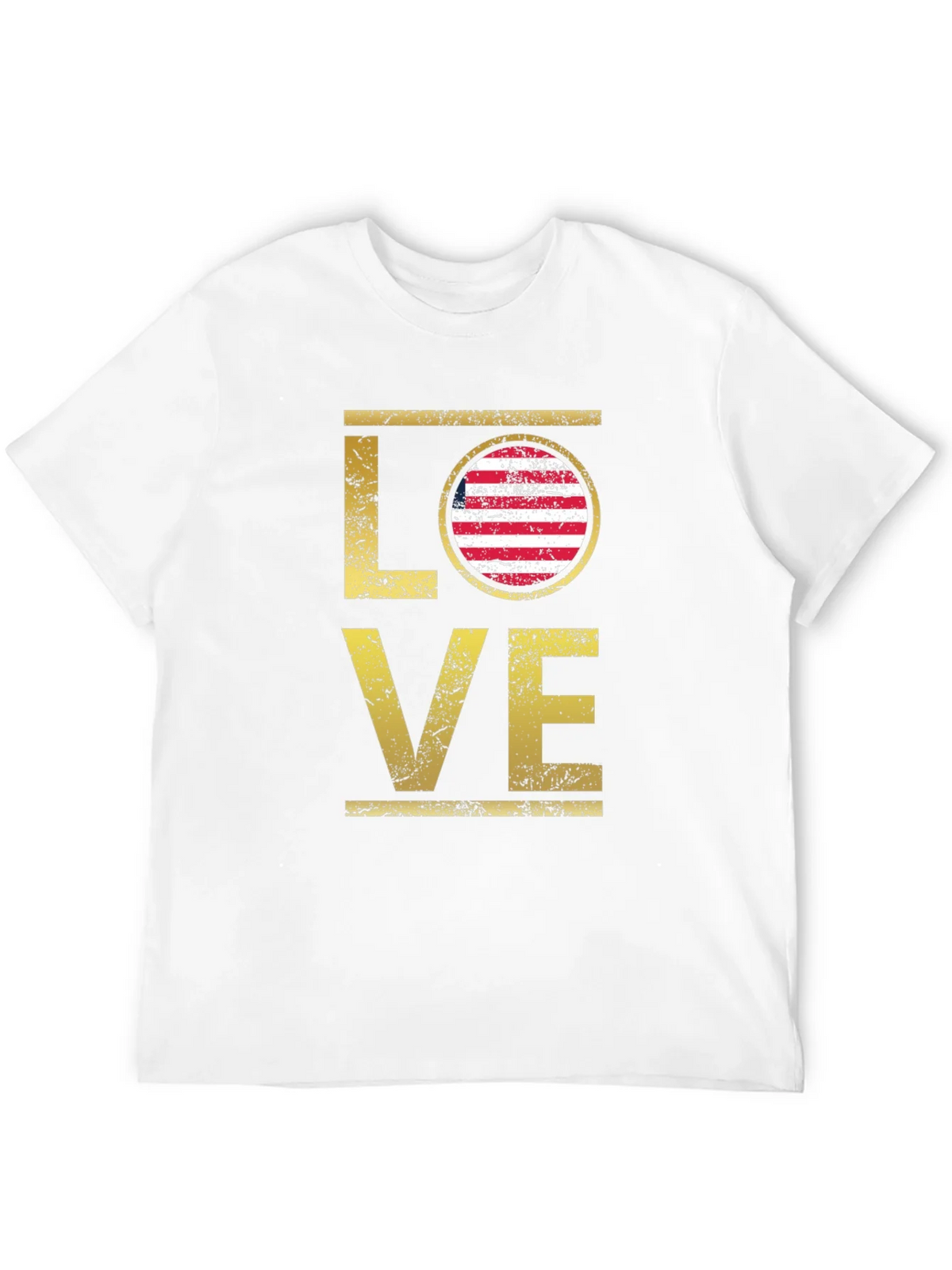 Love USA Flag Graphic T-Shirt - Patriotic Style product image 11