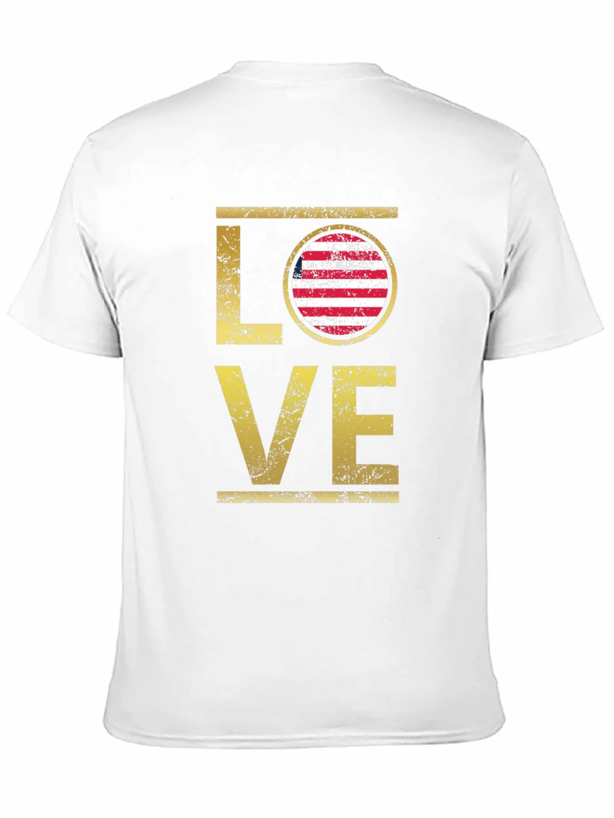 Love USA Flag Graphic T-Shirt - Patriotic Style product image 10