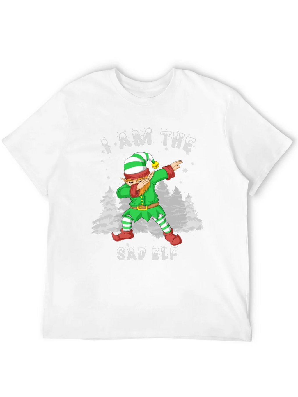 Sad Elf Dabbing Christmas T-Shirt product image 11