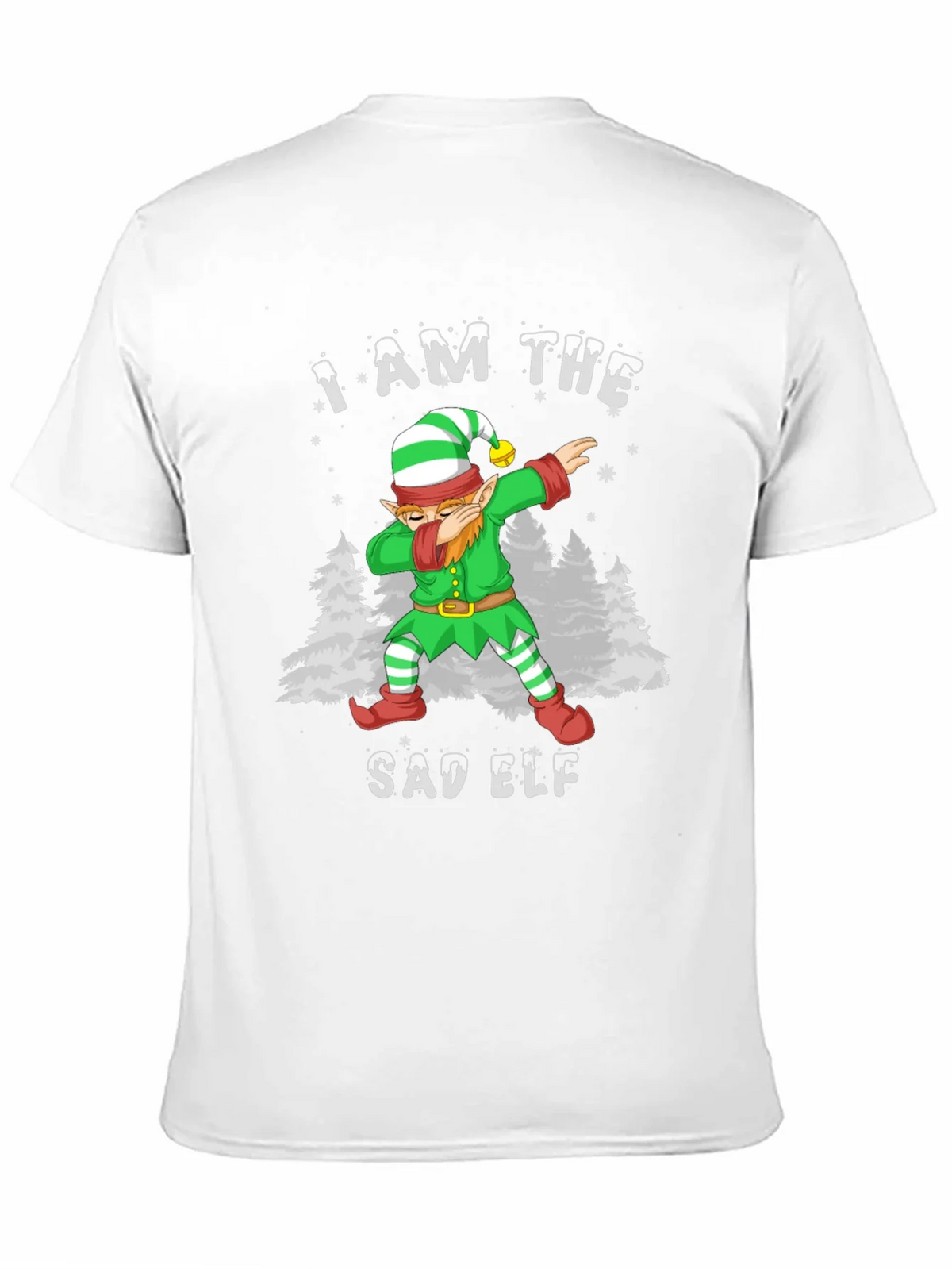 Sad Elf Dabbing Christmas T-Shirt product image 10