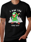 Sad Elf Dabbing Christmas T-Shirt product image 1