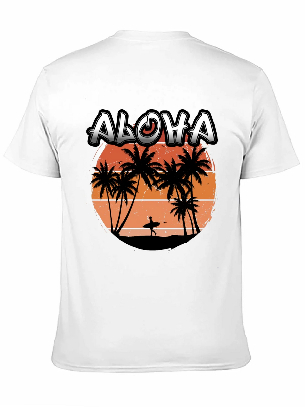Aloha Sunset T-Shirt | Surfer Silhouette Tee product image 9