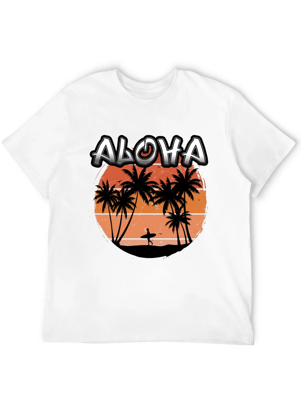 Aloha Sunset T-Shirt | Surfer Silhouette Tee product image 10