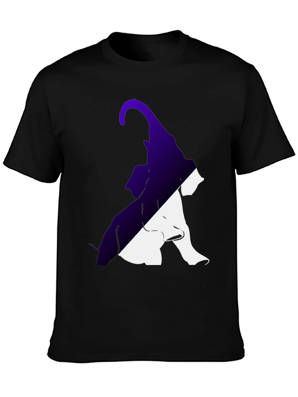 Two-Tone Elephant Graphic Tee - Stylish Casual Wear product image 2