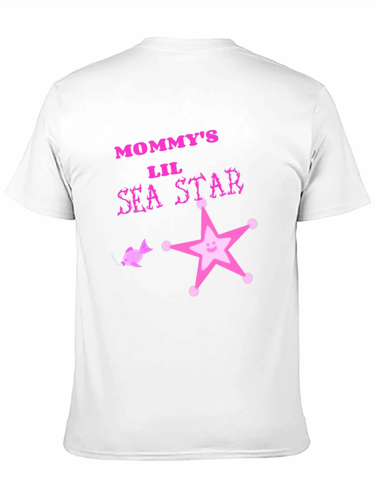 Mommys Lil Sea Star Black T-Shirt product image 10