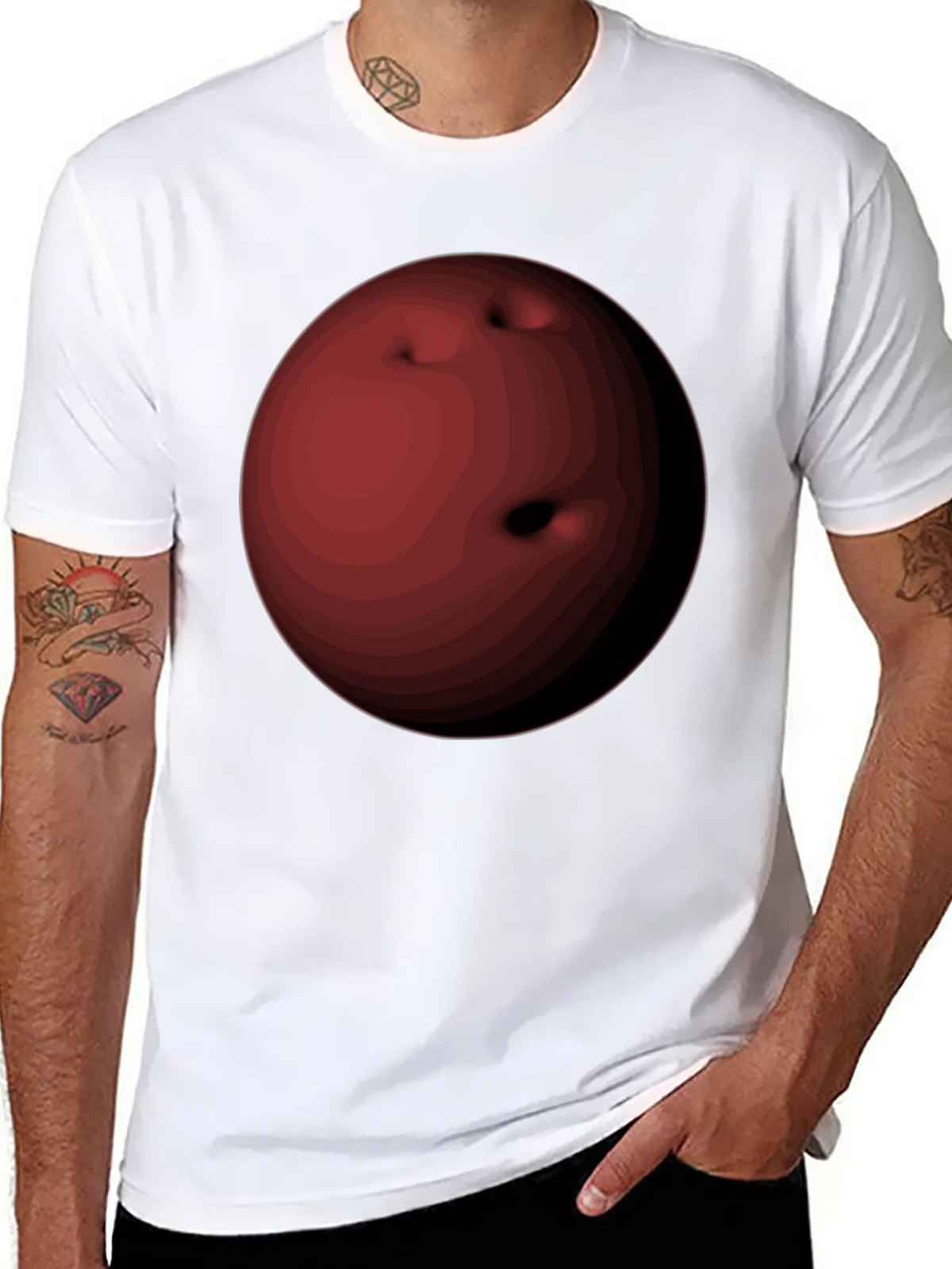 Bowling Ball Graphic T-Shirt - Cool & Unique product image 7