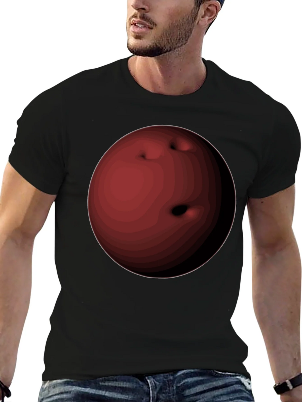 Bowling Ball Graphic T-Shirt - Cool & Unique product image 6