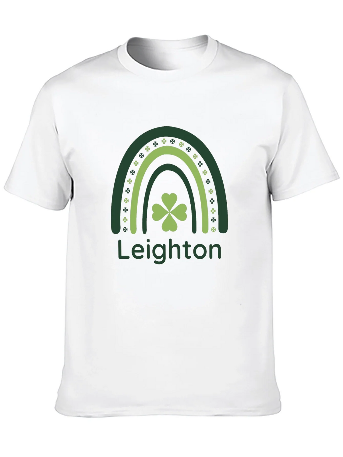 St. Patricks Day Rainbow Shamrock T-Shirt product image 9